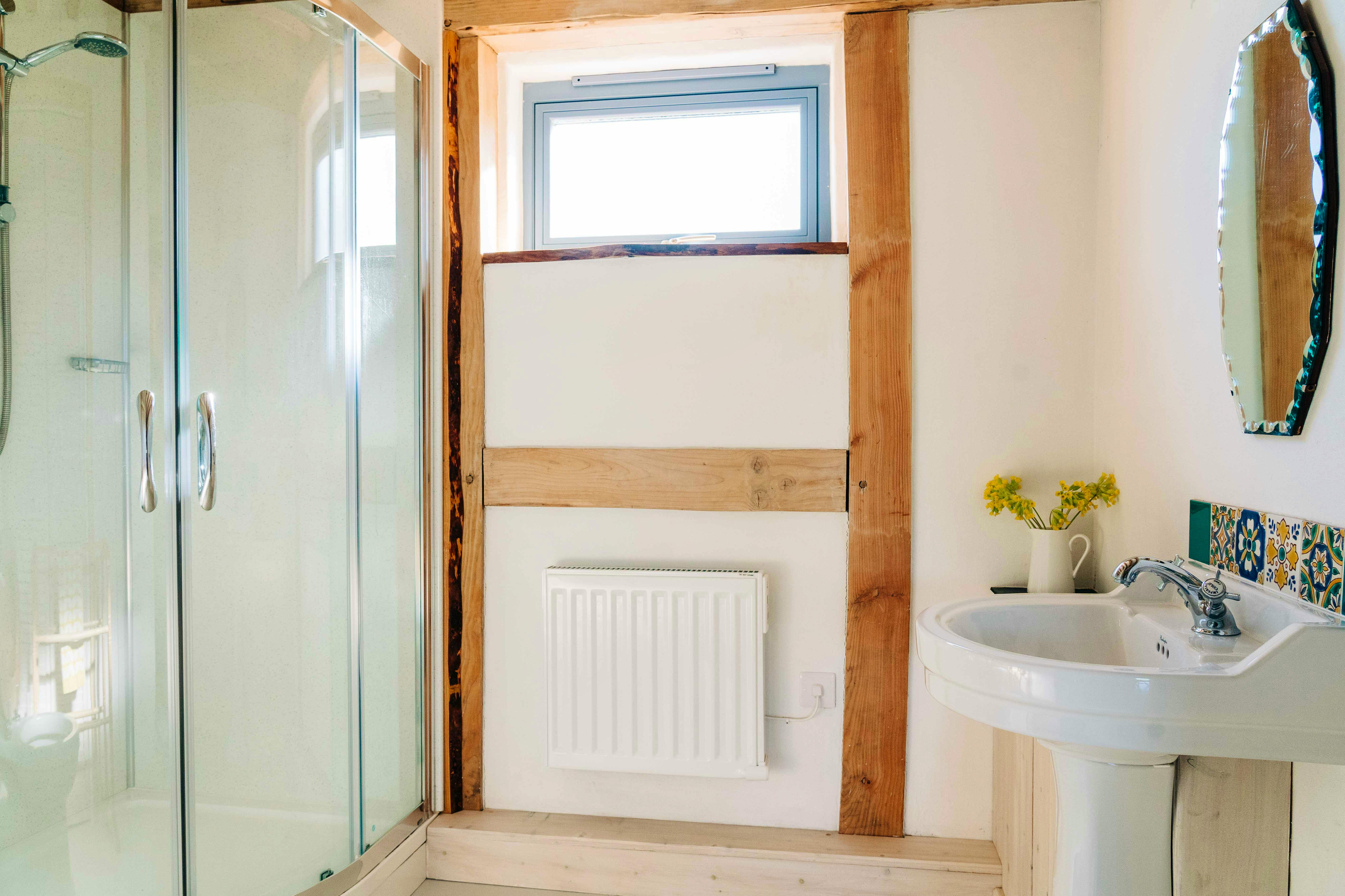 downstairs shower room