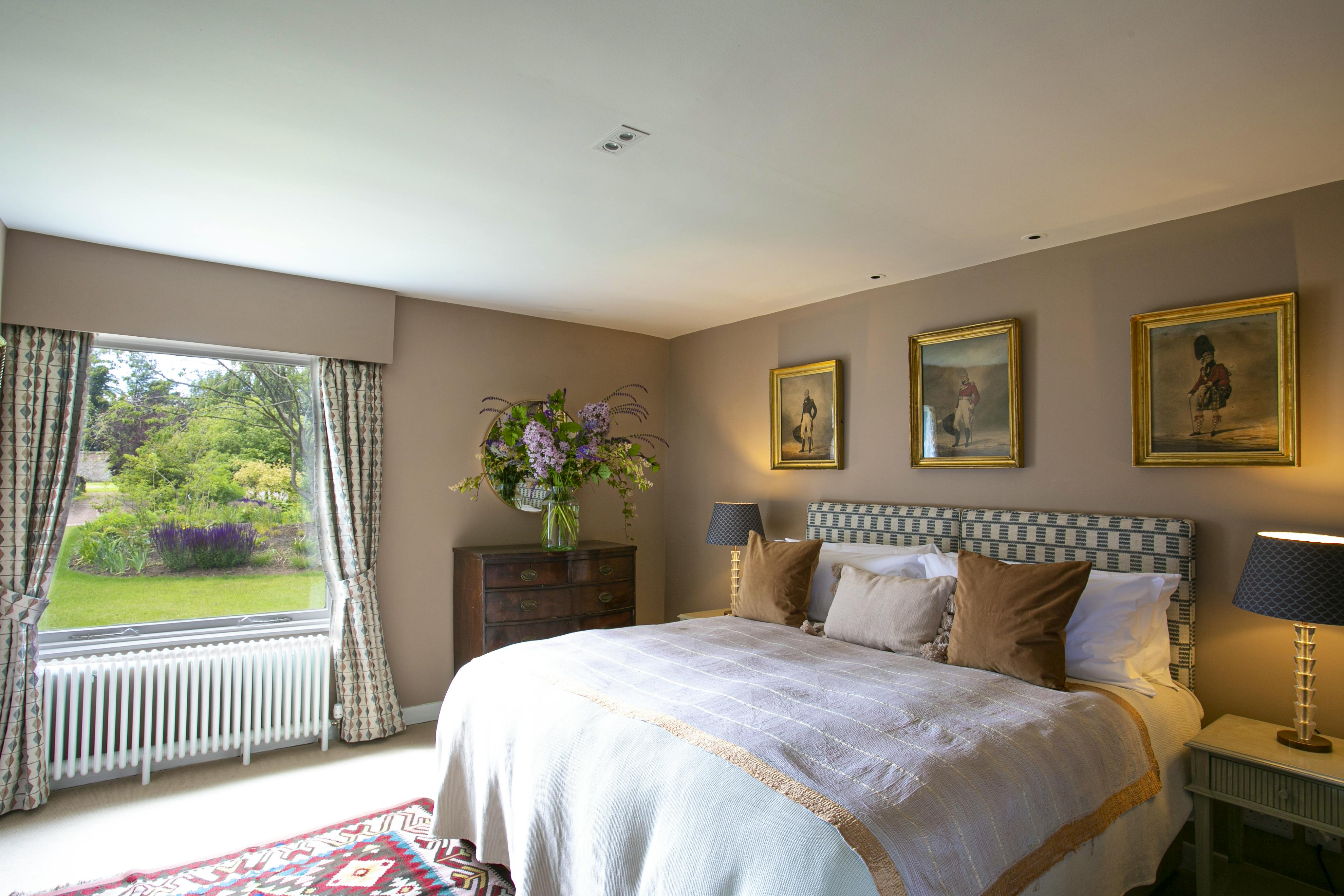 Most bedrooms look out onto the garden