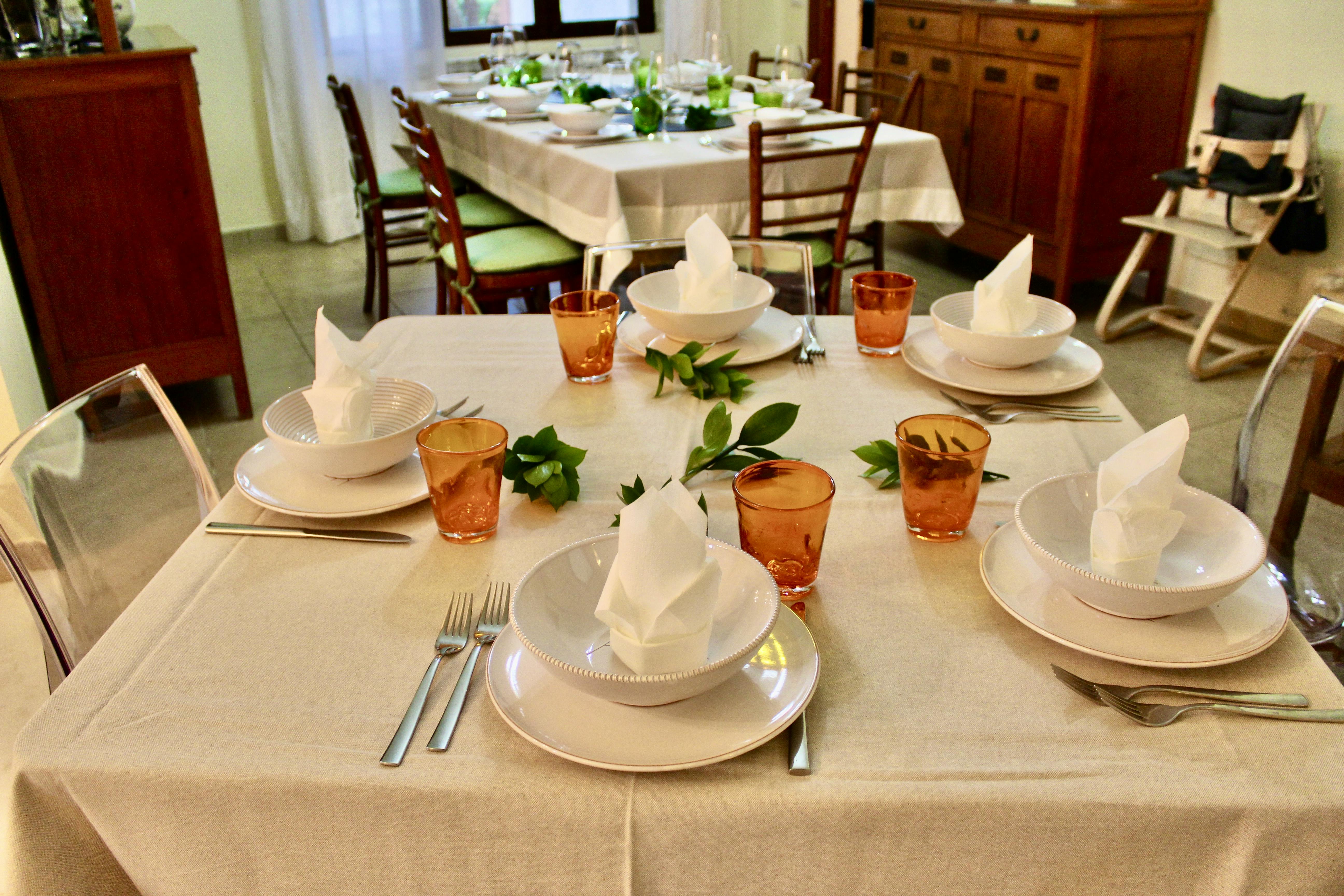 Open plan dining room