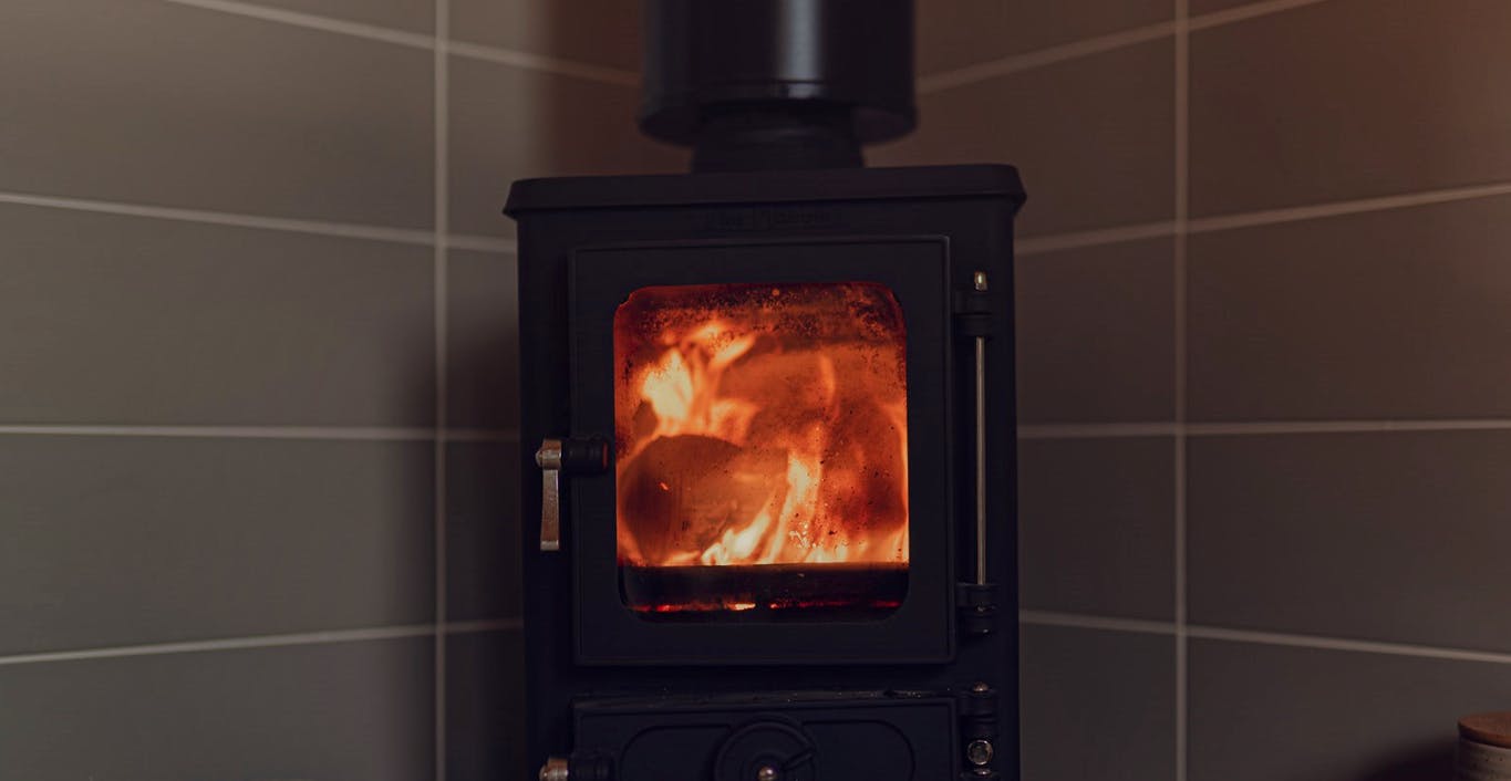 Both huts have a Wood burning Hobbit Stove