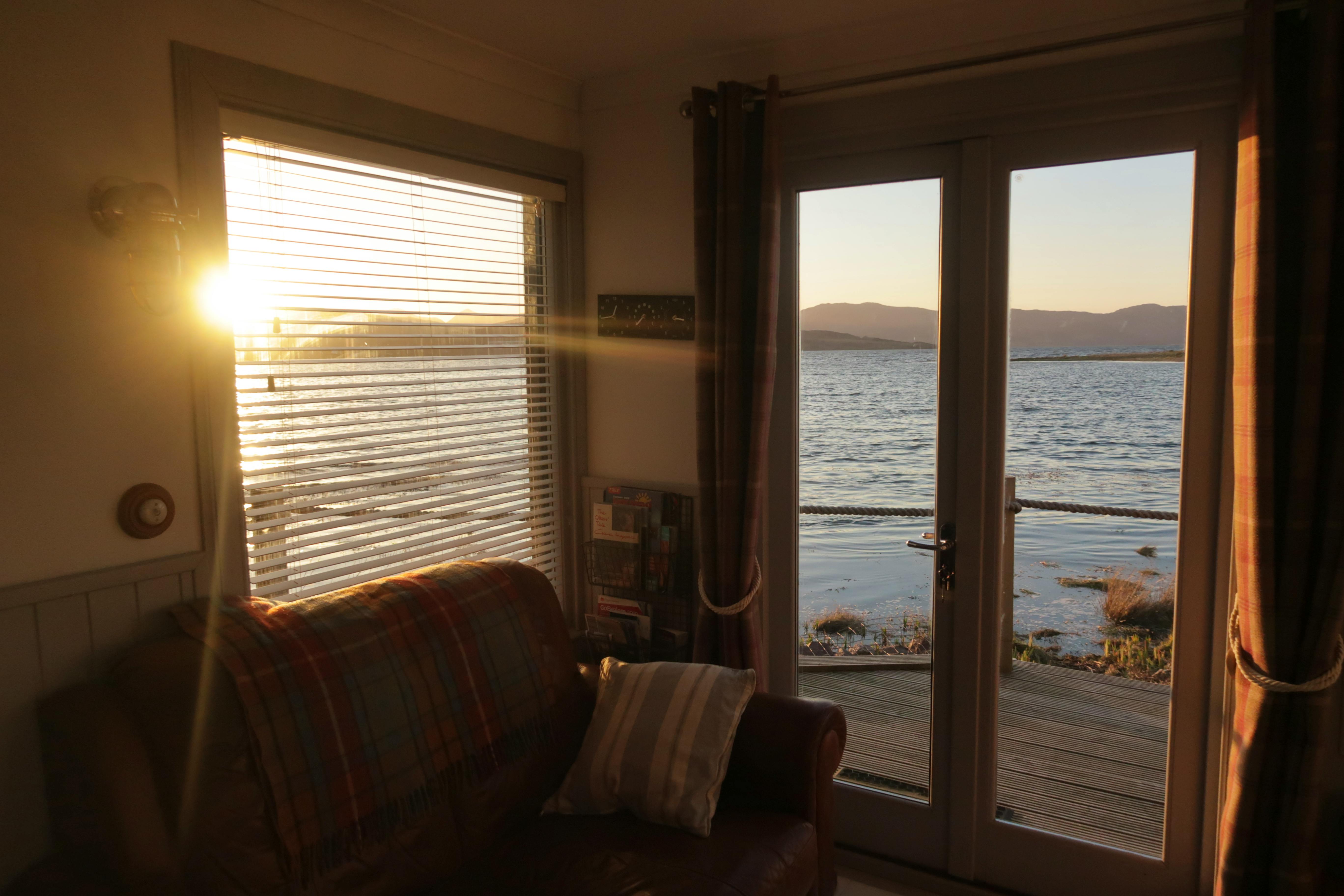 At high tide the water is just metres away