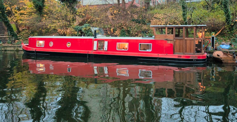 The Big Red Houseboat