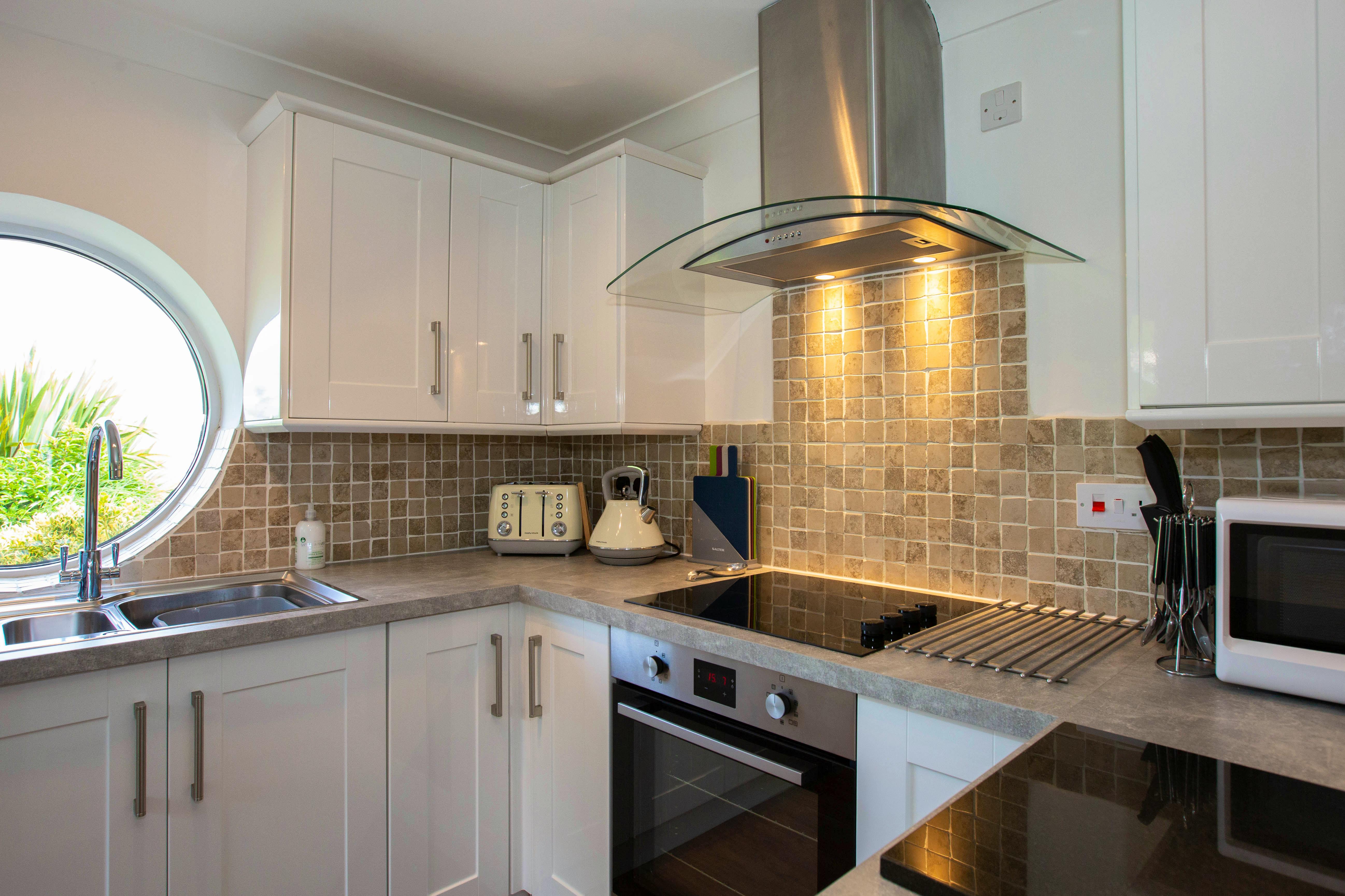 Newly refitted kitchen