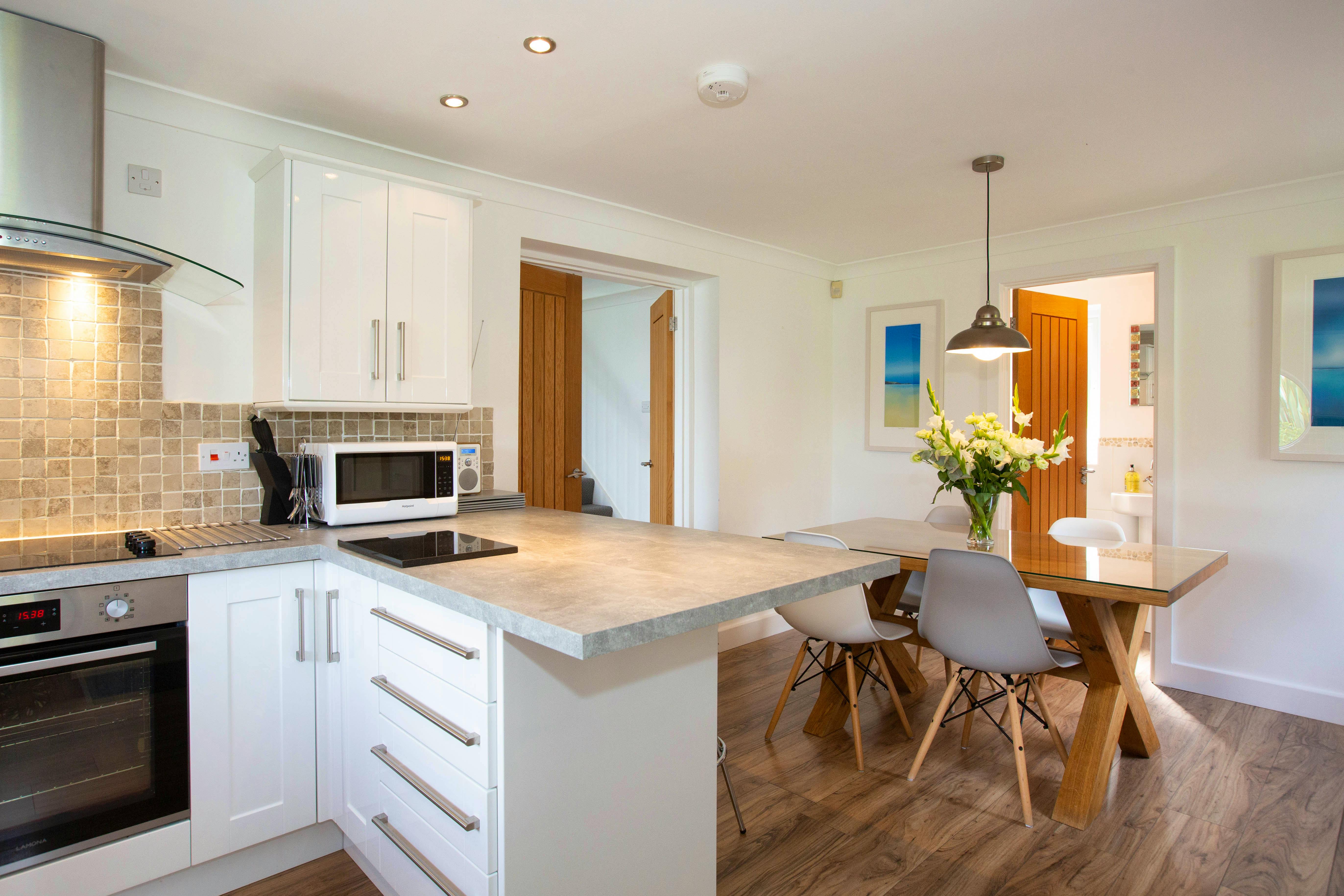 Kitchen with dining area