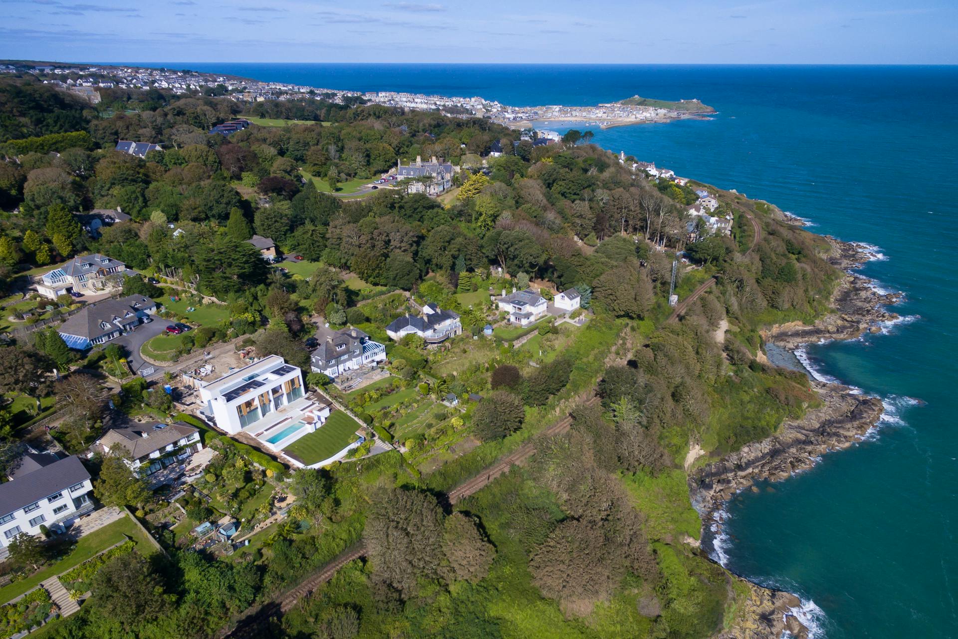 Hain Walk from the air