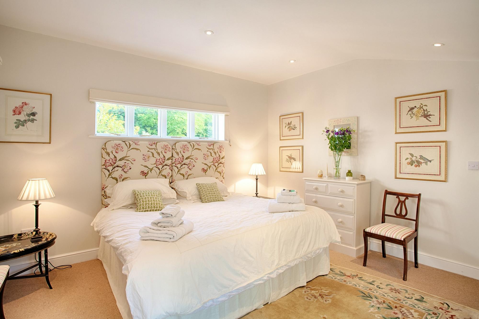 Tulip arranged with super king bed