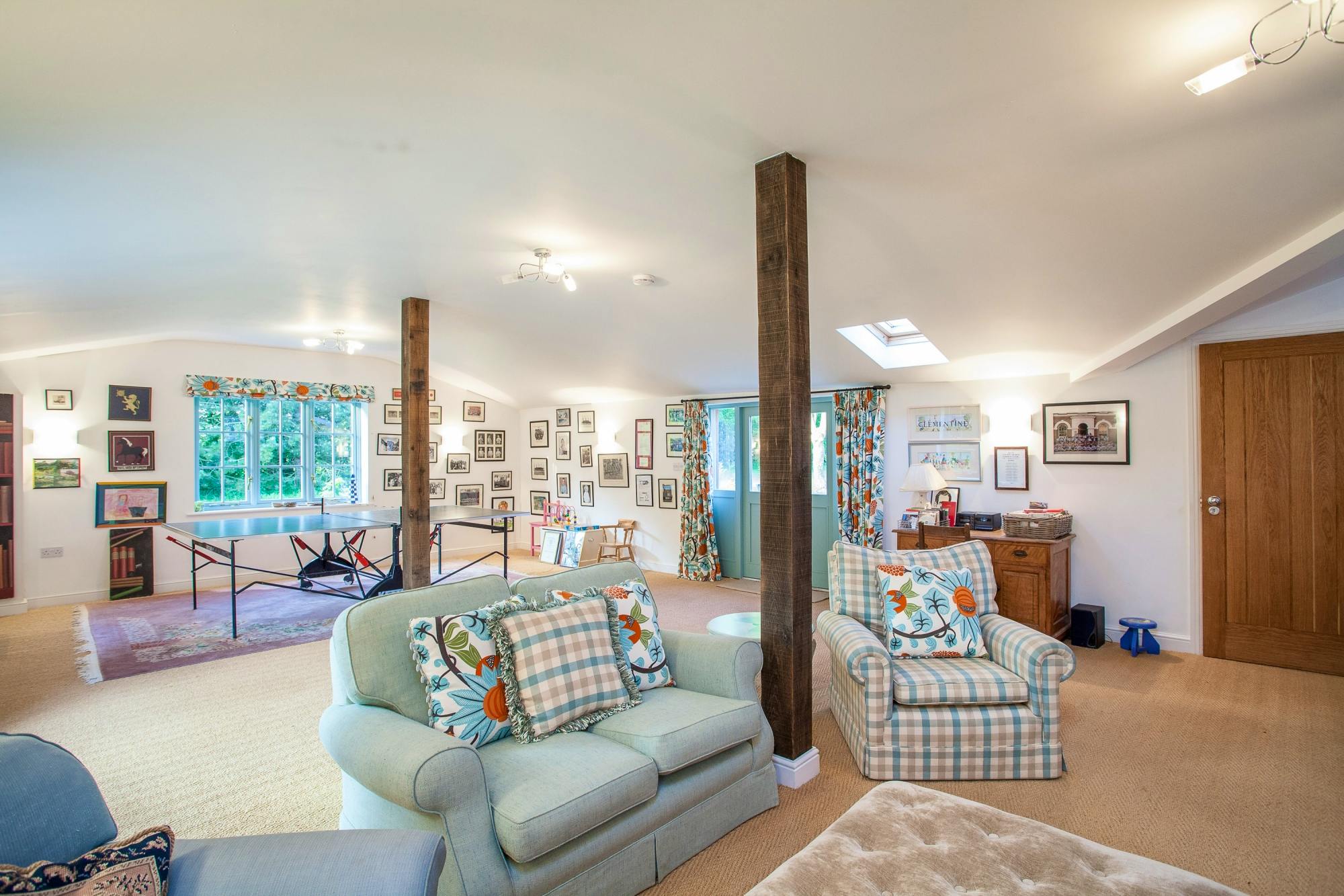 Table tennis, games, widescreen TV