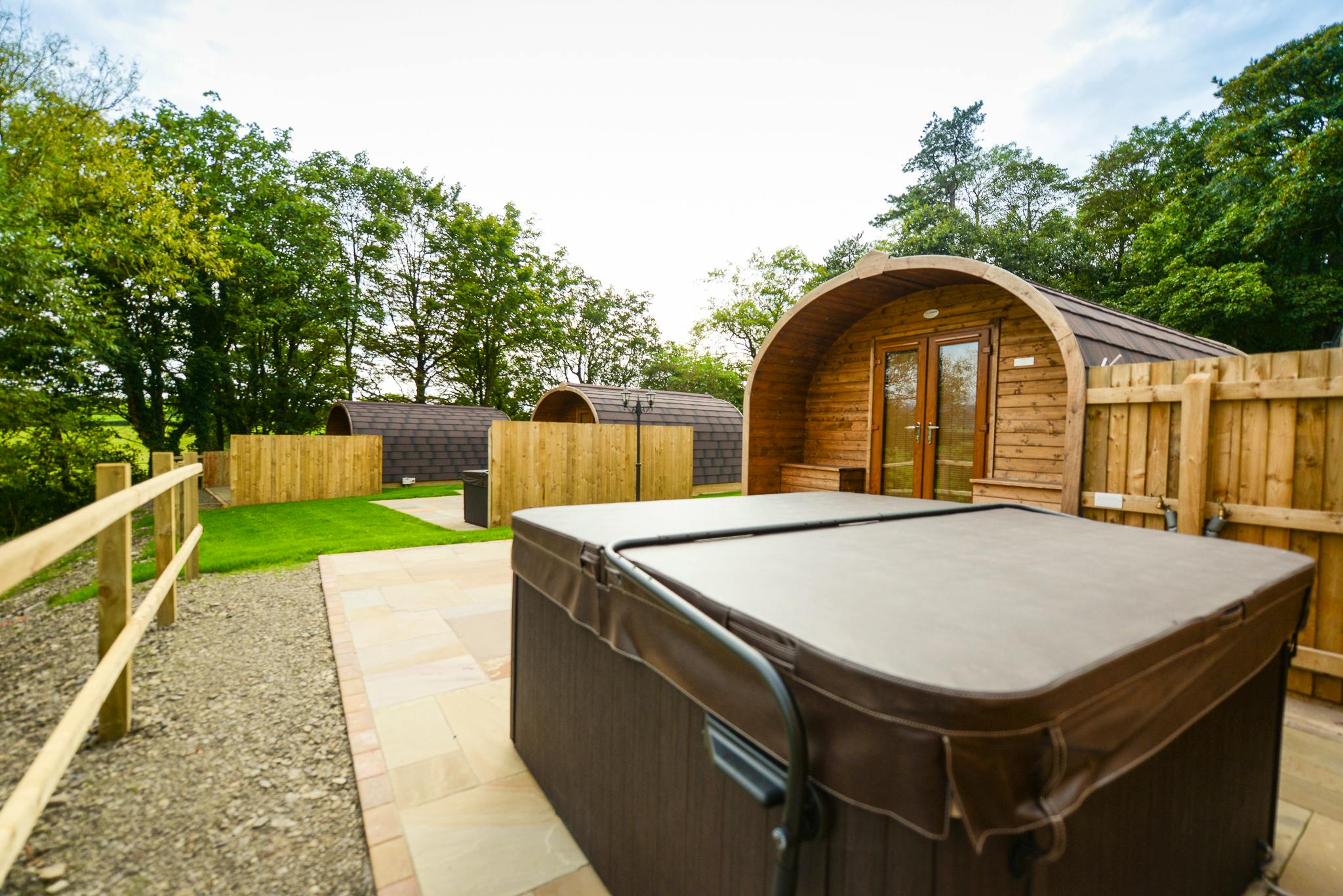 Wellington Farm Glamping Pods Hot tub glamping in the Lake District