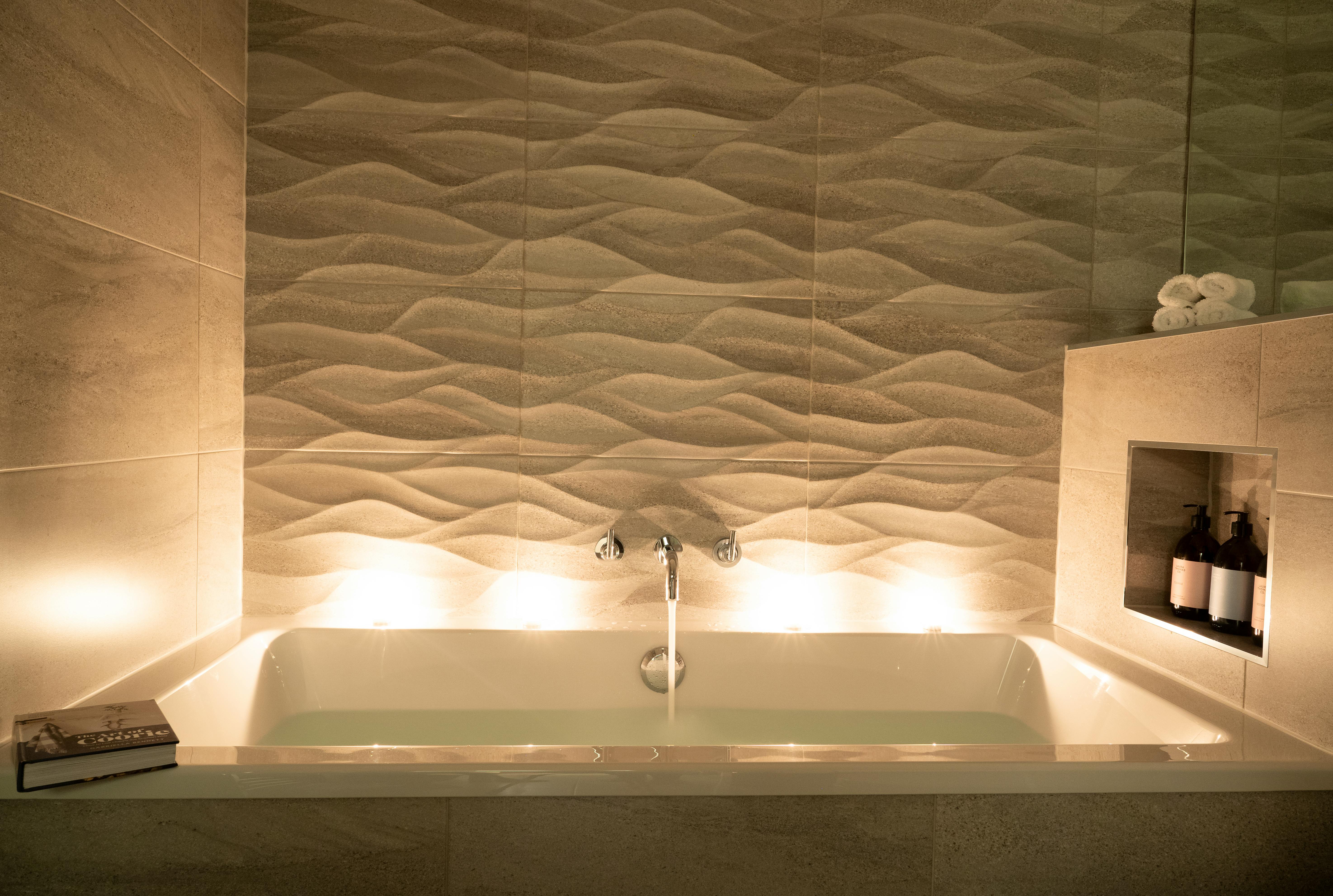 Family bathroom located downstairs, it also has a walk in wet room shower