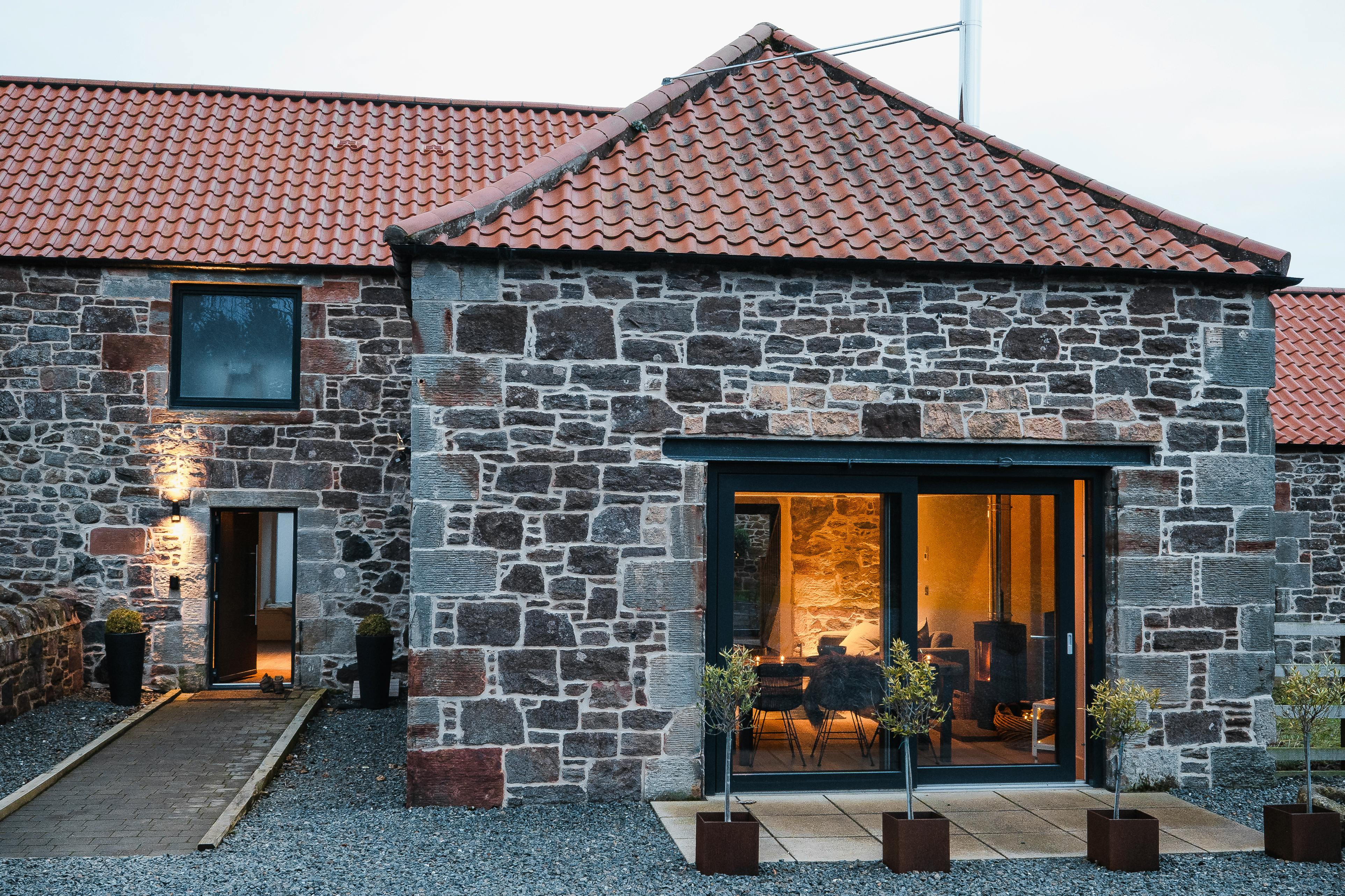 View of the front of The Barn