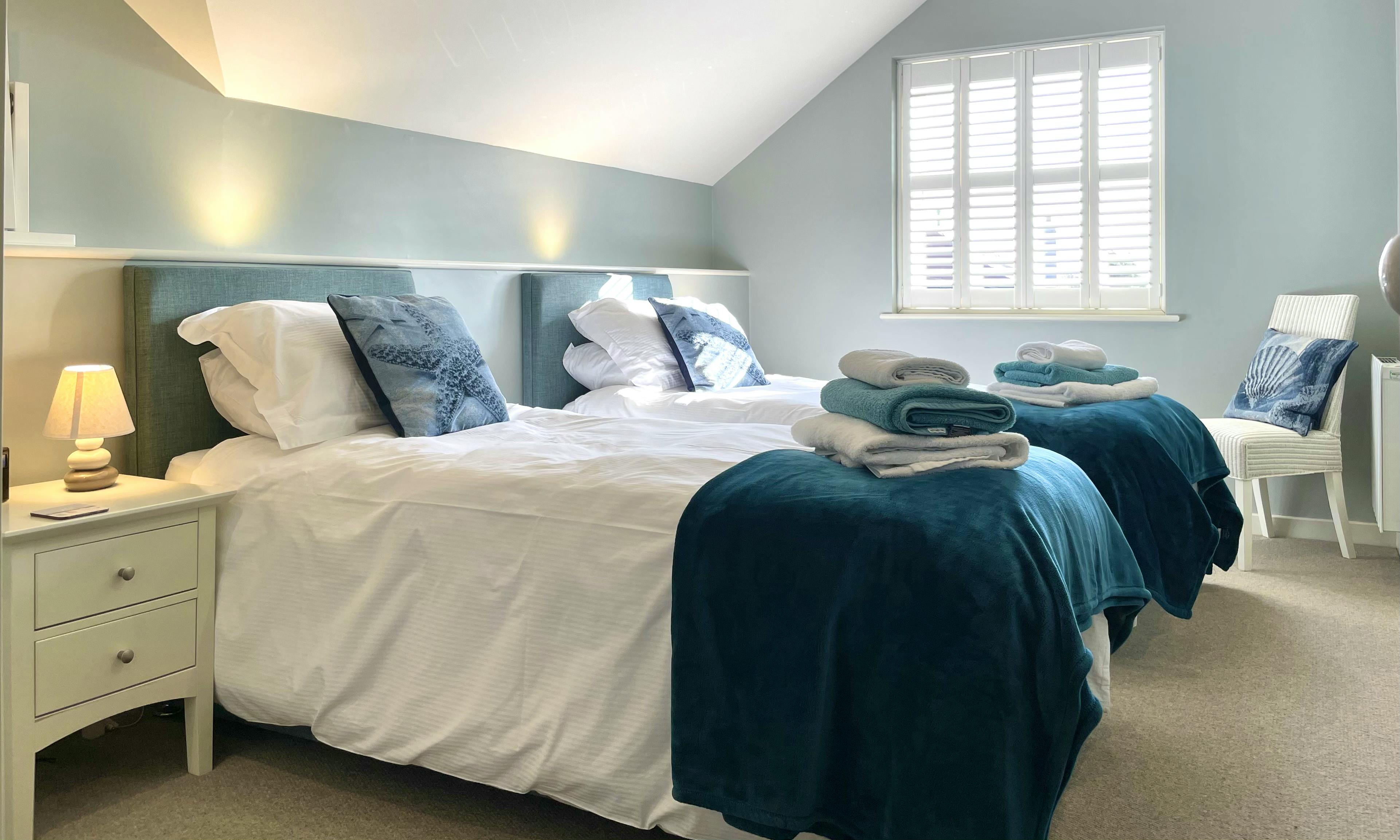 Twin Room in Waterford converts to a super-king on request.