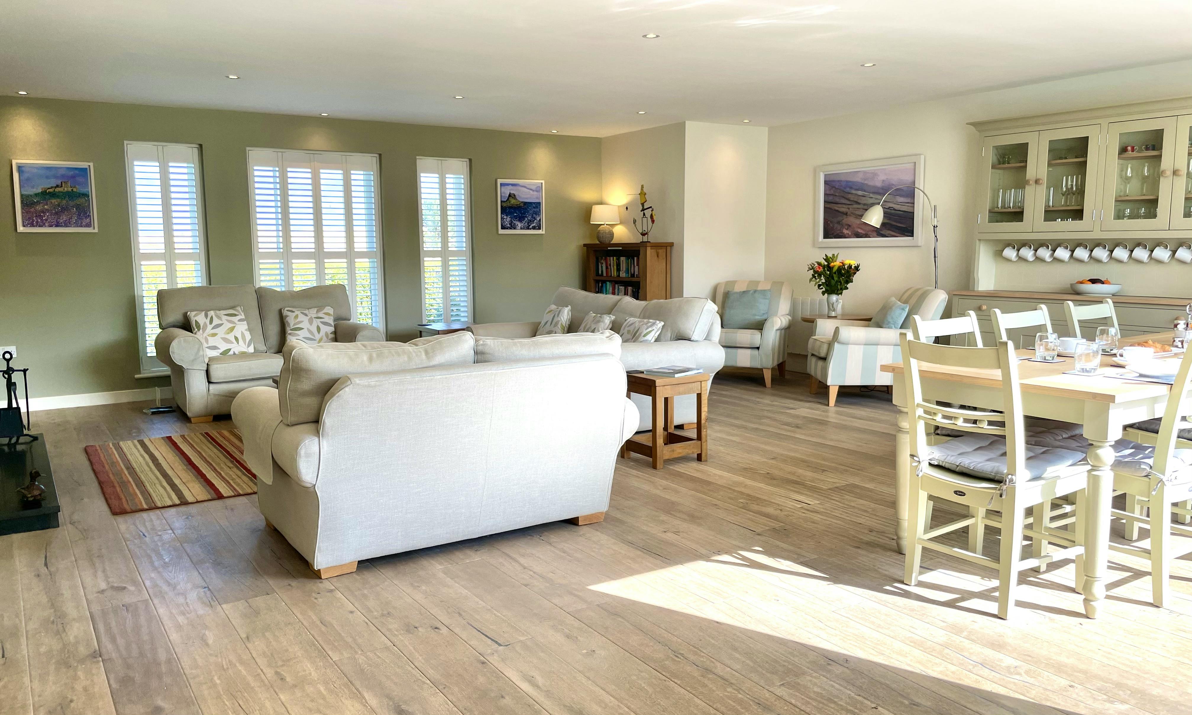 The Living Space is very sociable, perfect for family gatherings 