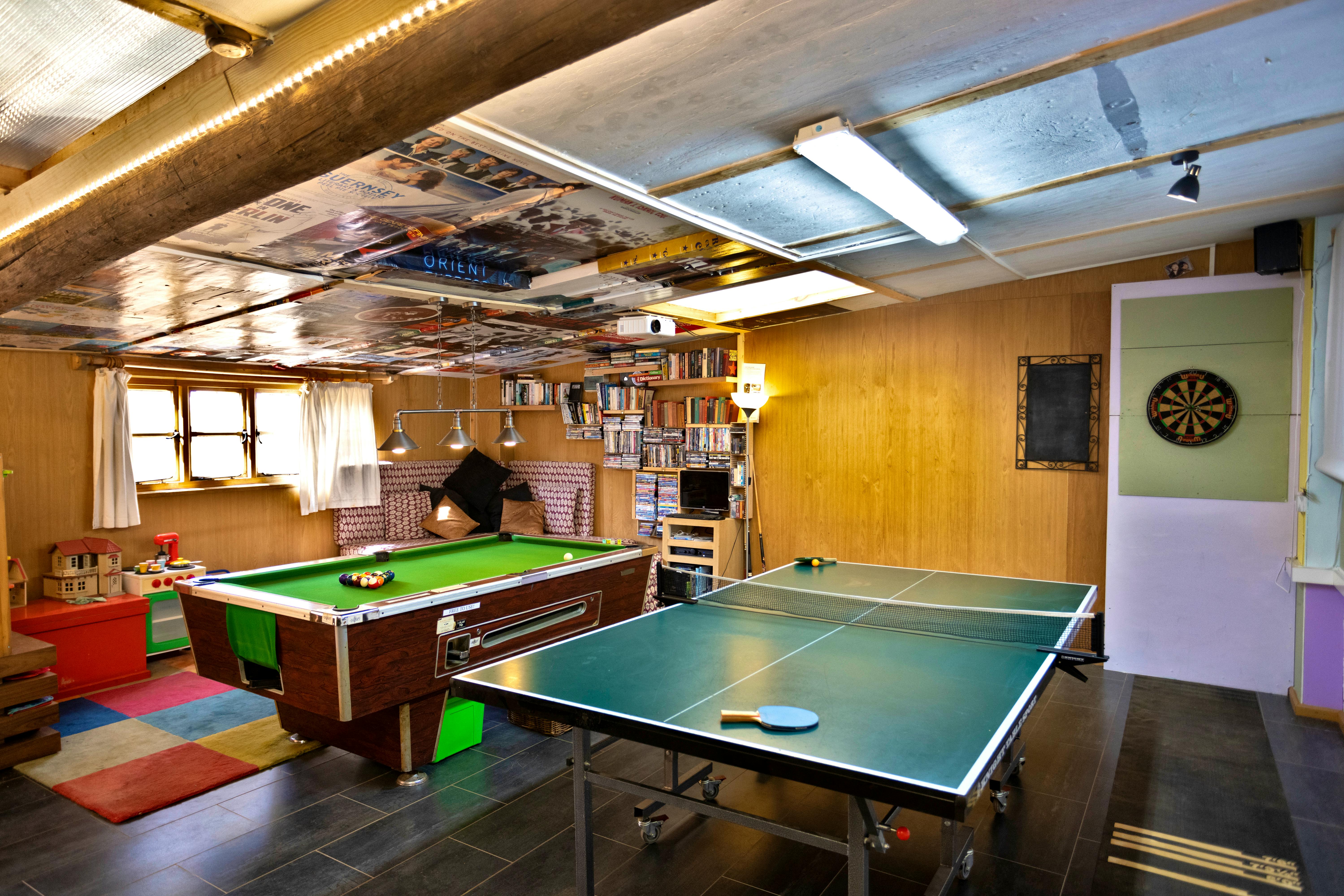 The games room