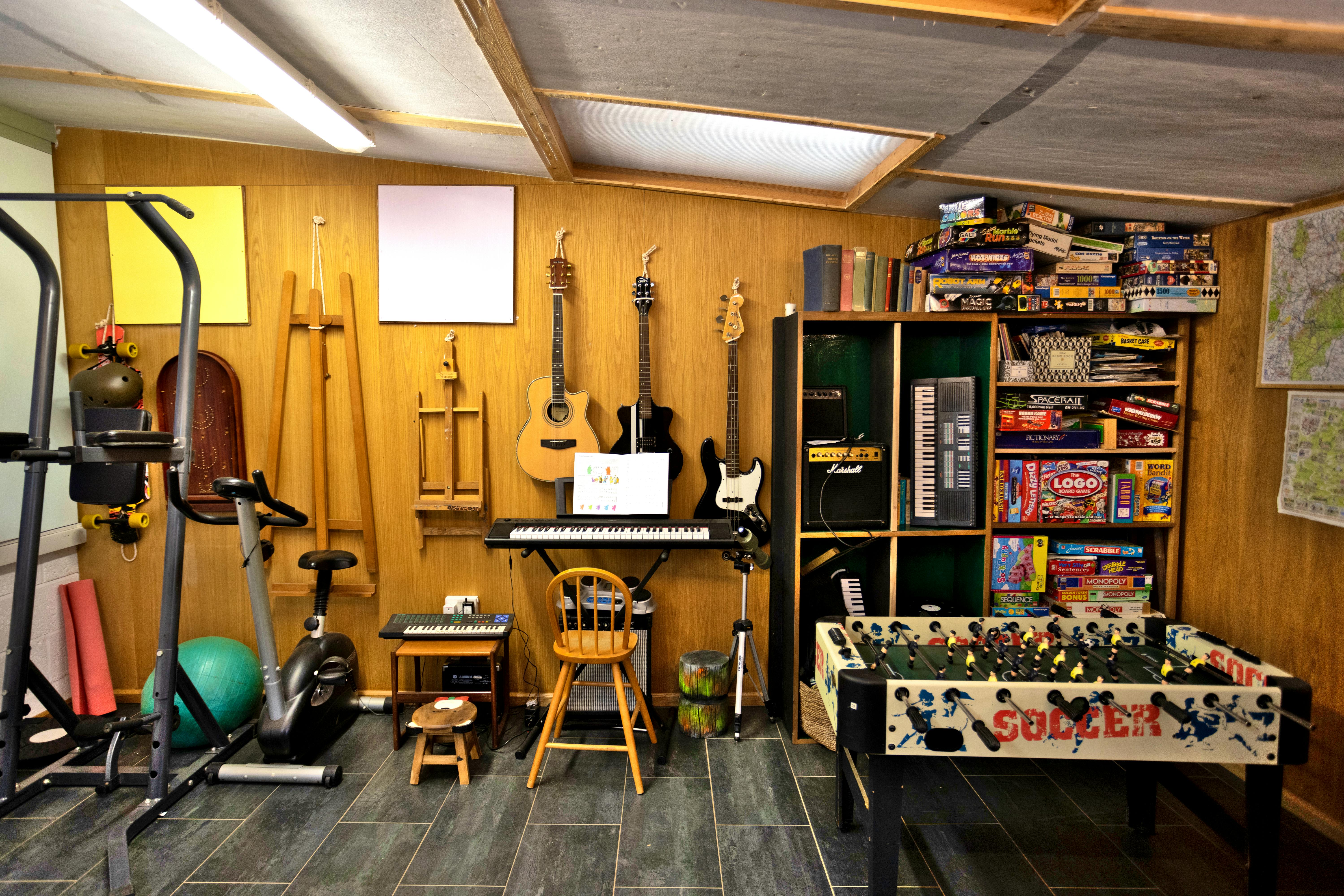 The games room