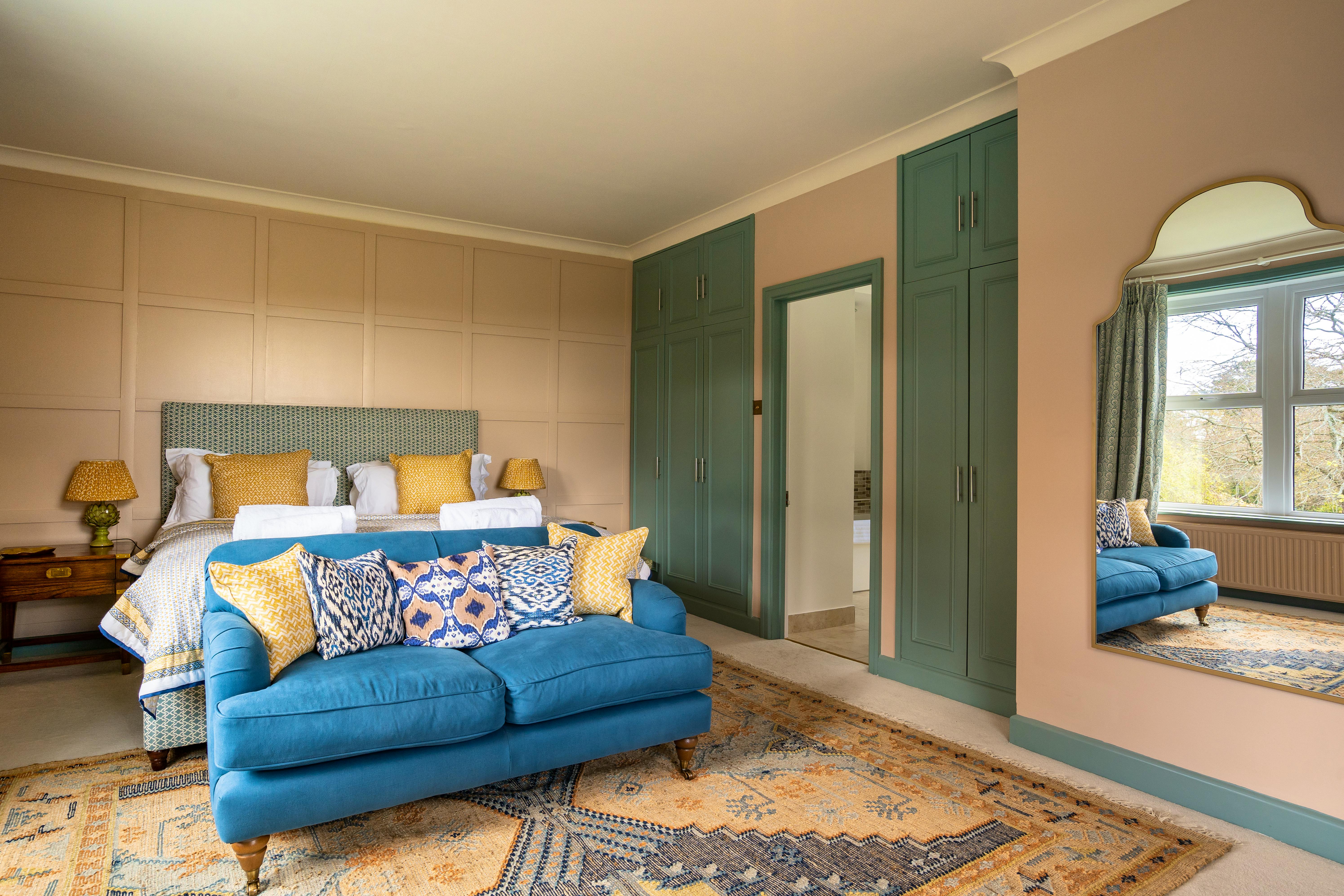 Bedroom 2 (Super King) with en-suite bathroom