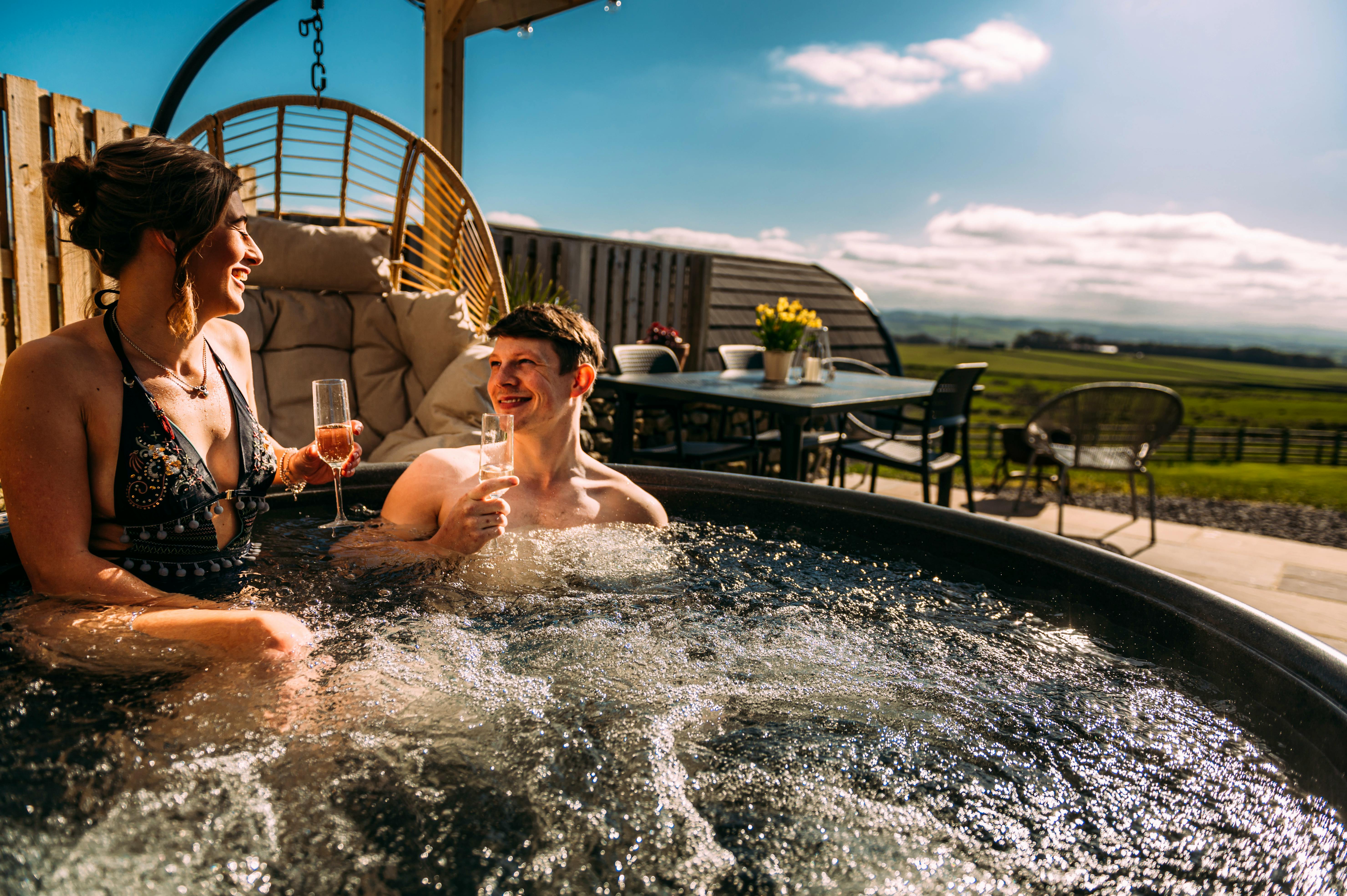 Hot Tub at Buckhaw Brow