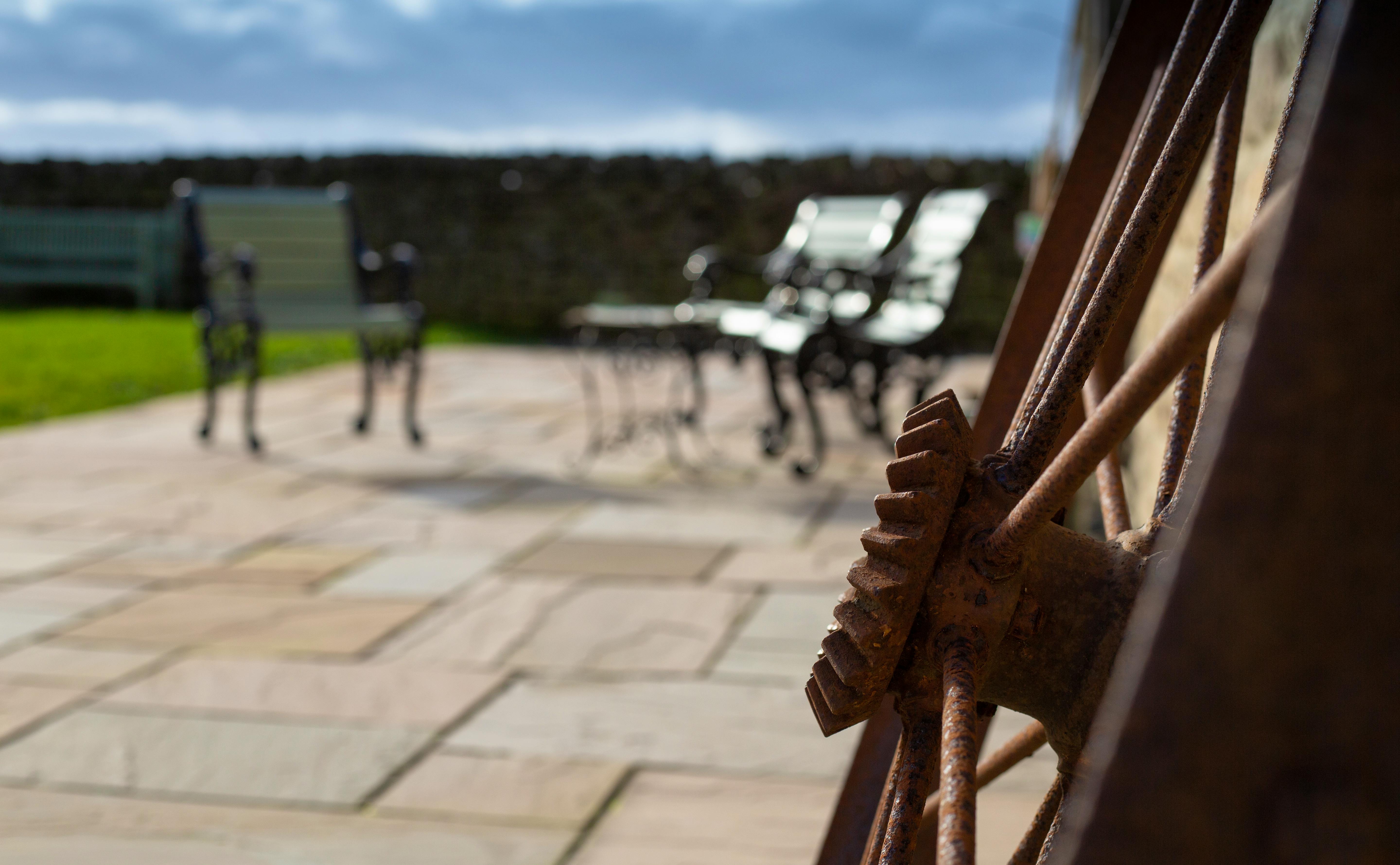 Plenty of space to sit in the sun