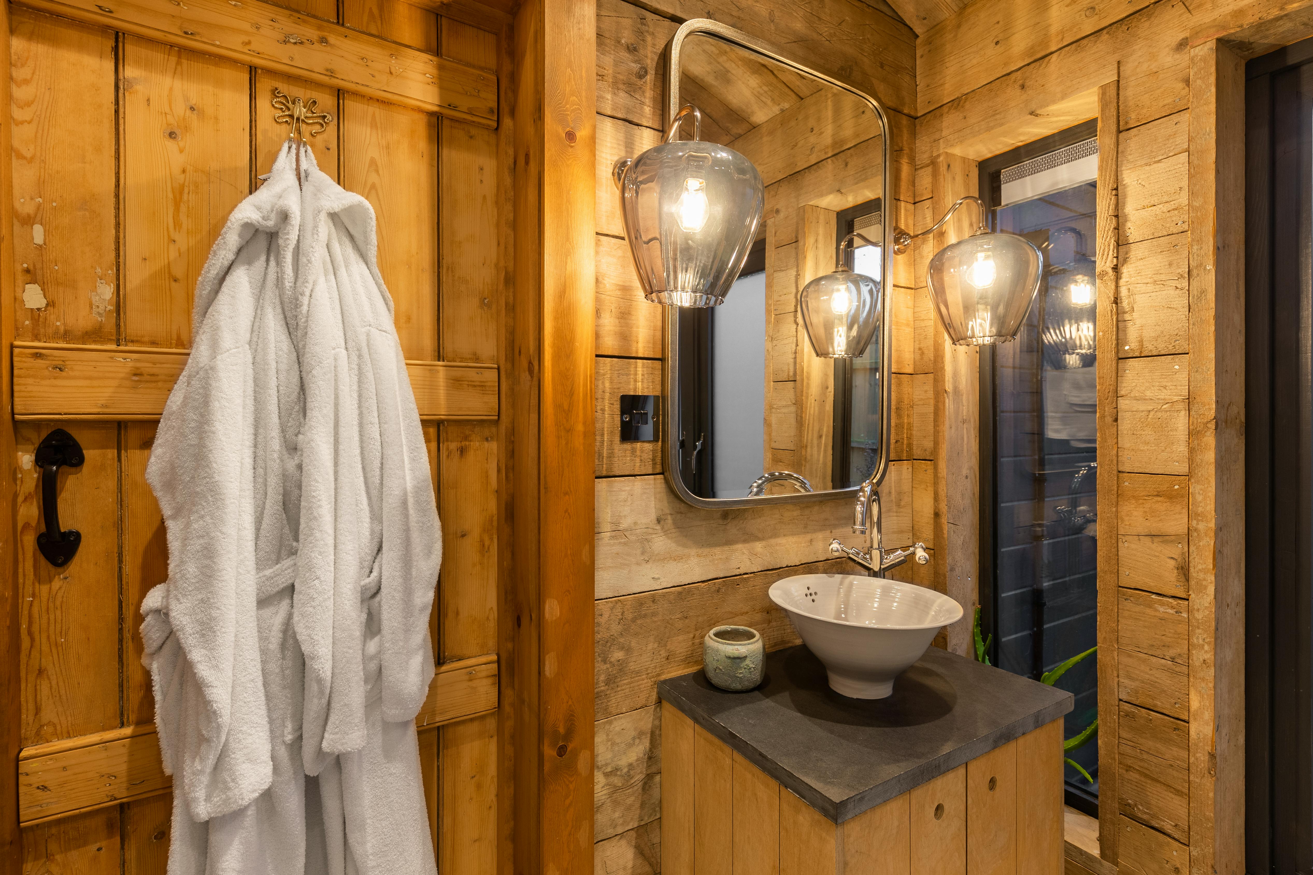 Bath robes… having time to relax.. 