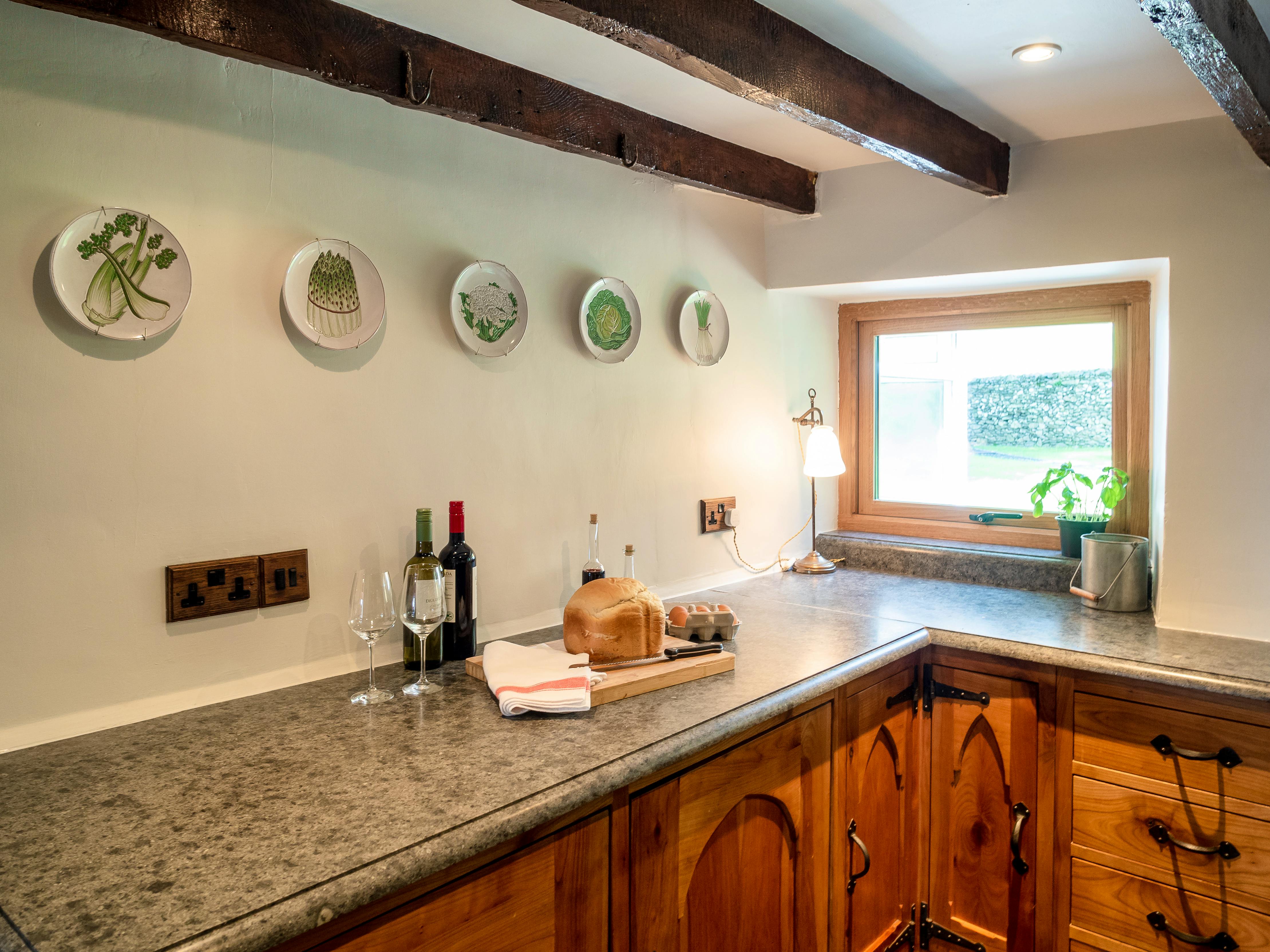 Cosy kitchen with rustic charm
