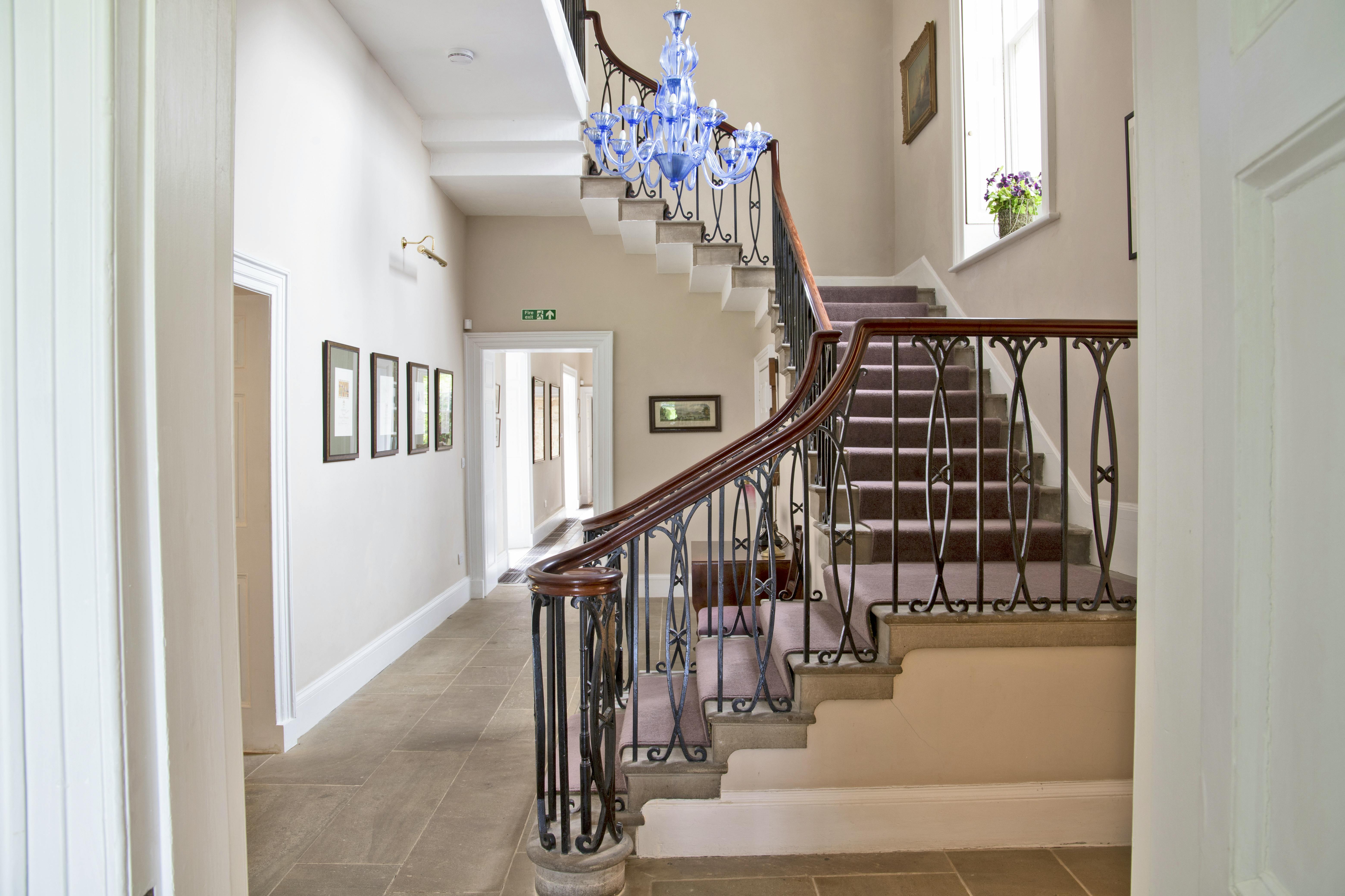 Inner hall and sweeping staircase