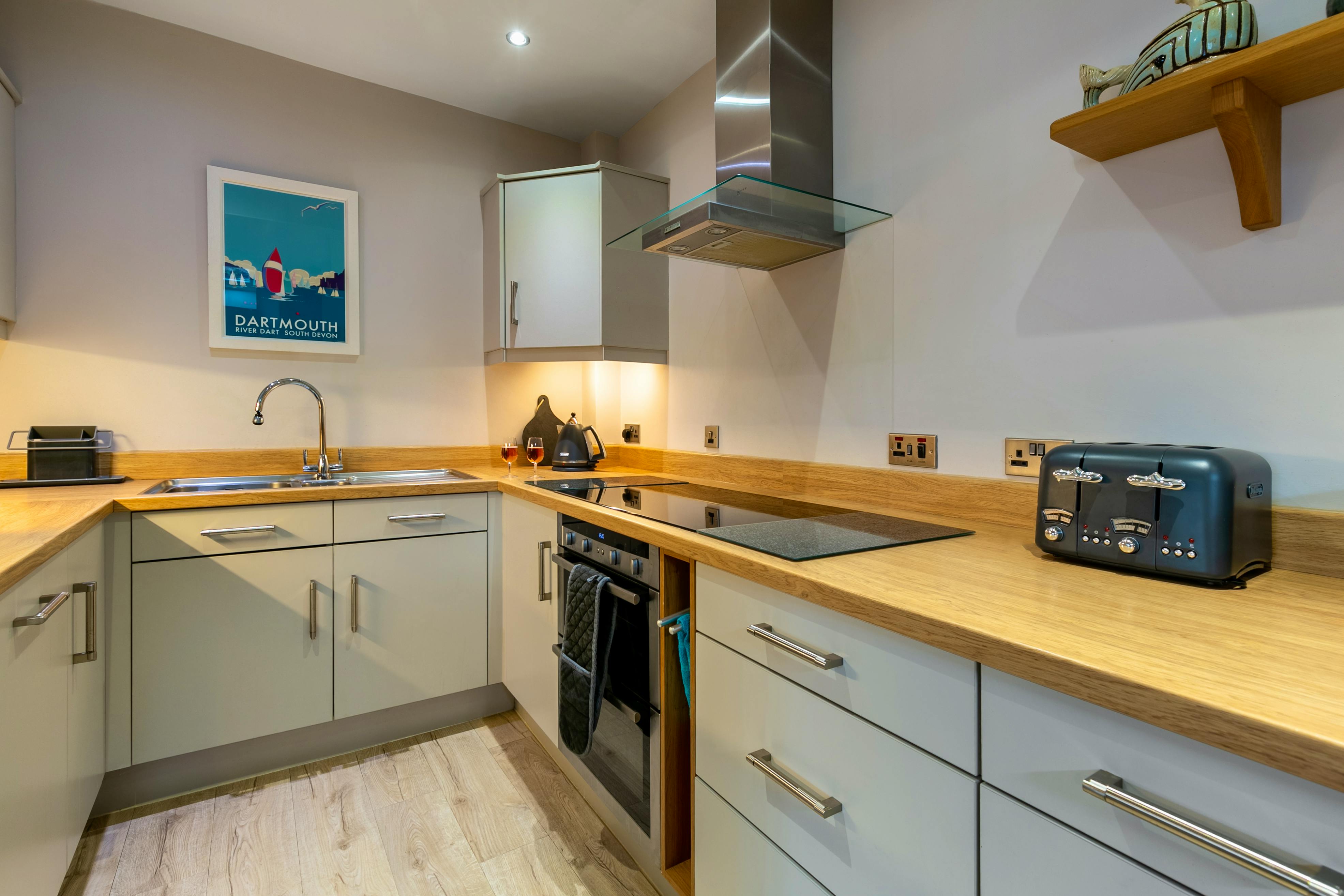 well equipped kitchen