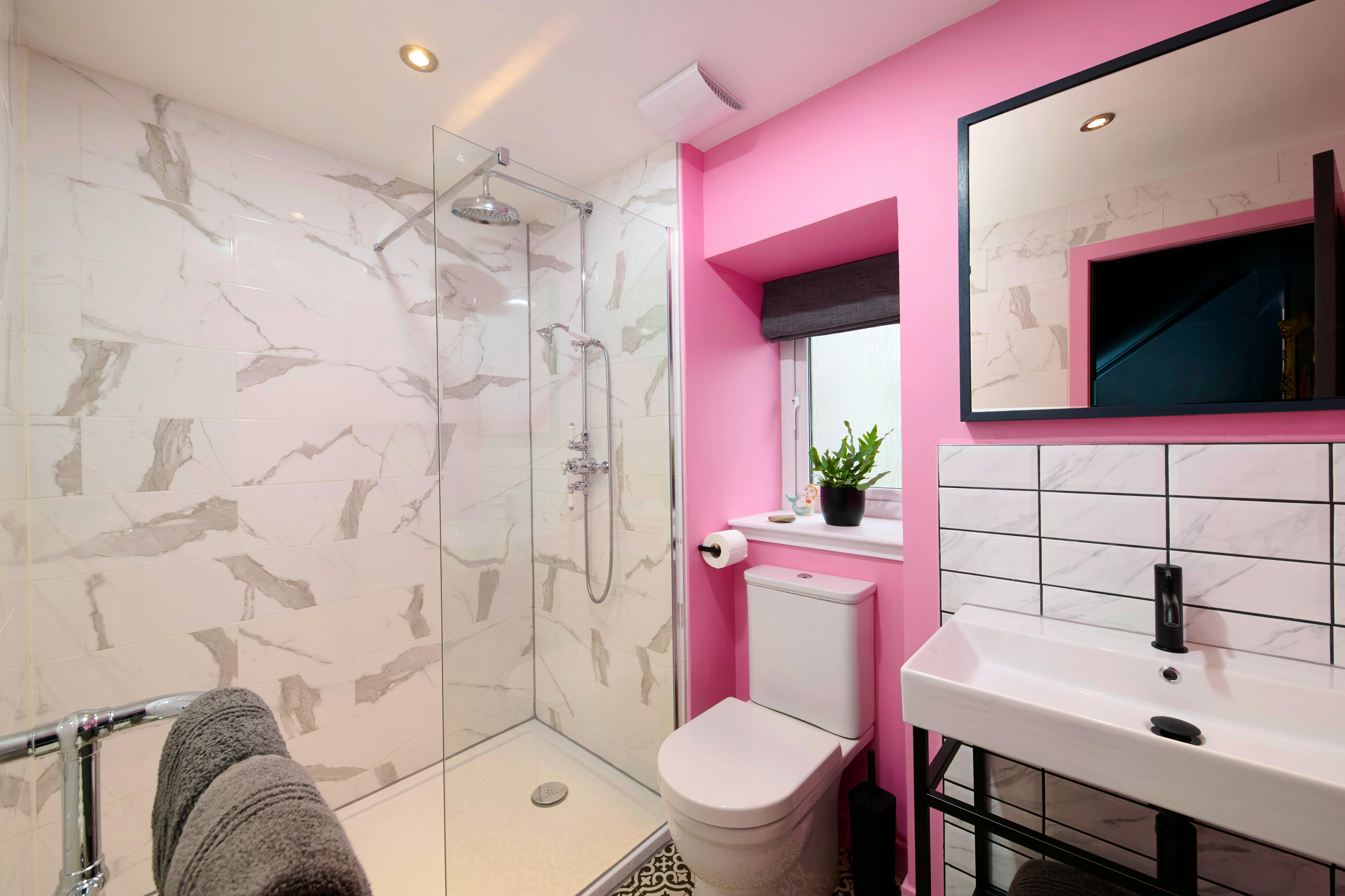 Downstairs shower room