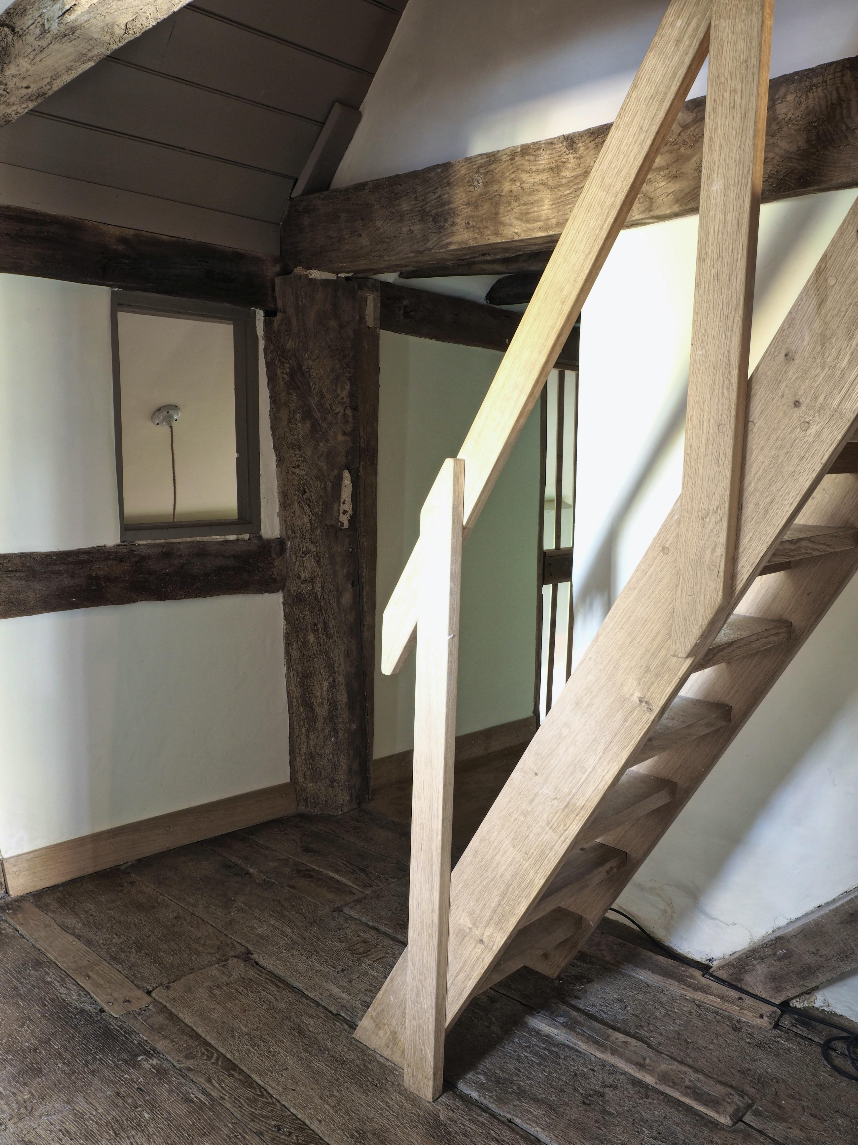 Stairs To The Attic Bedroom