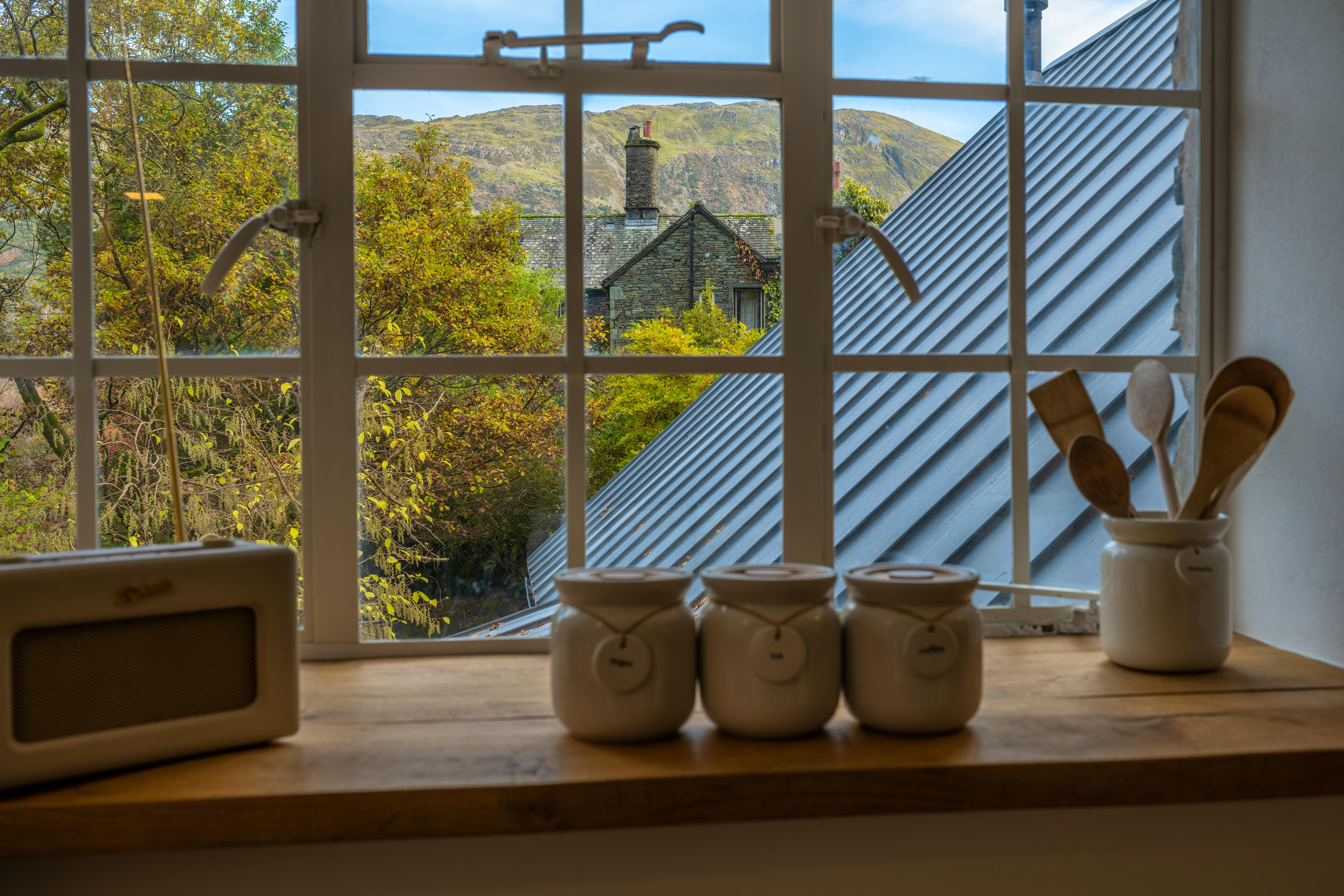 Cottage kitchen view