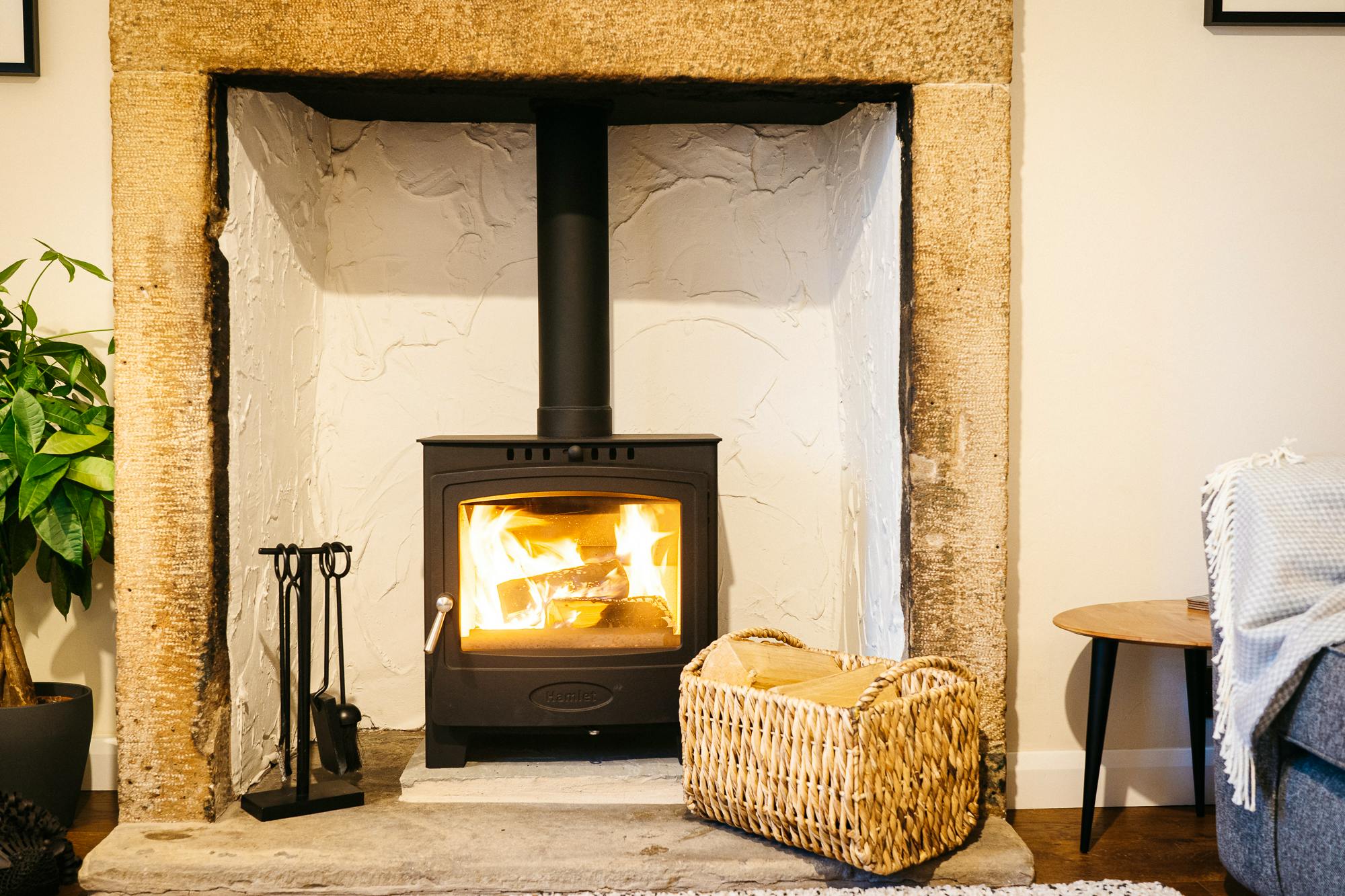 Enjoy cosy evenings by the fire