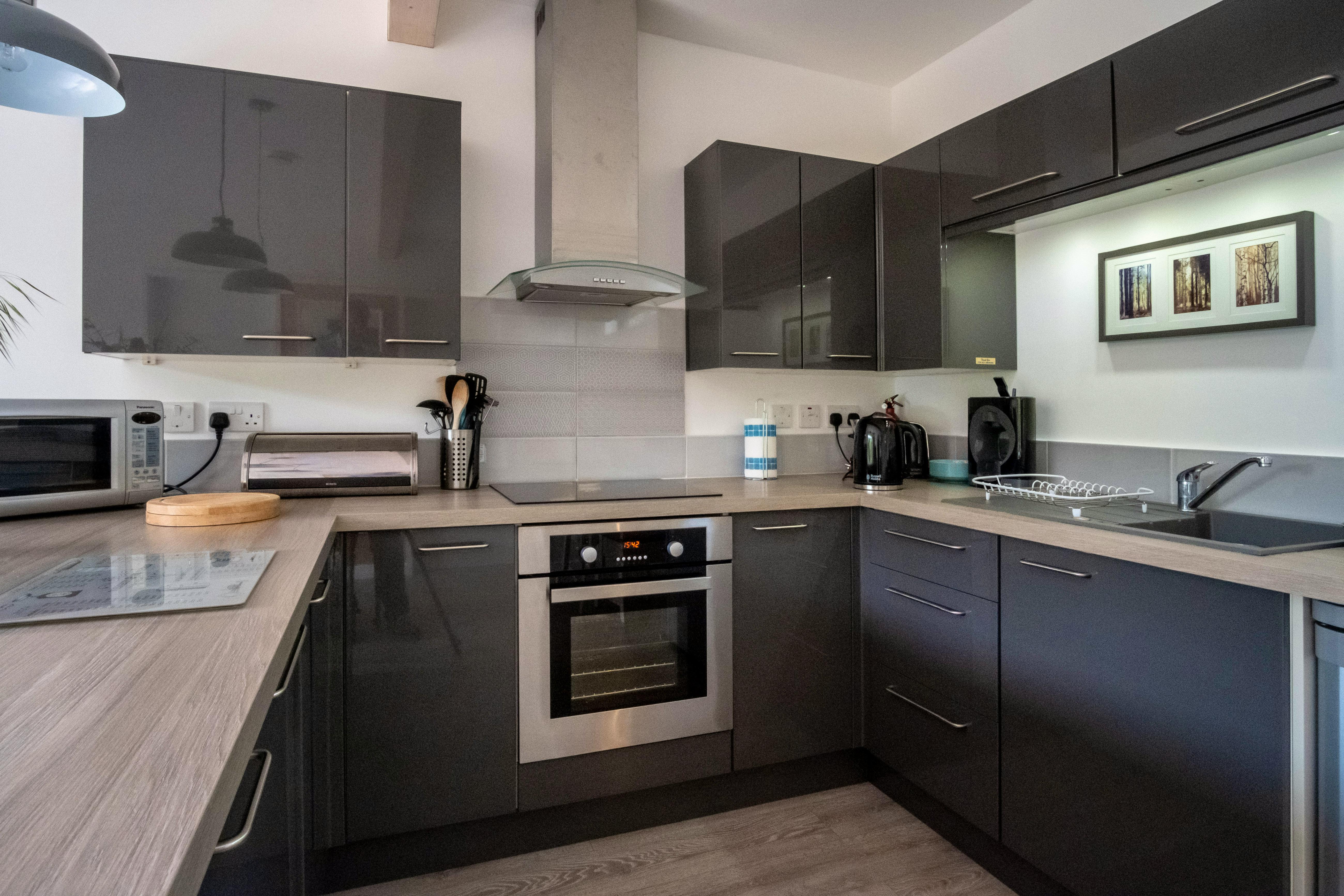 Birch Lodge fully equipped kitchen