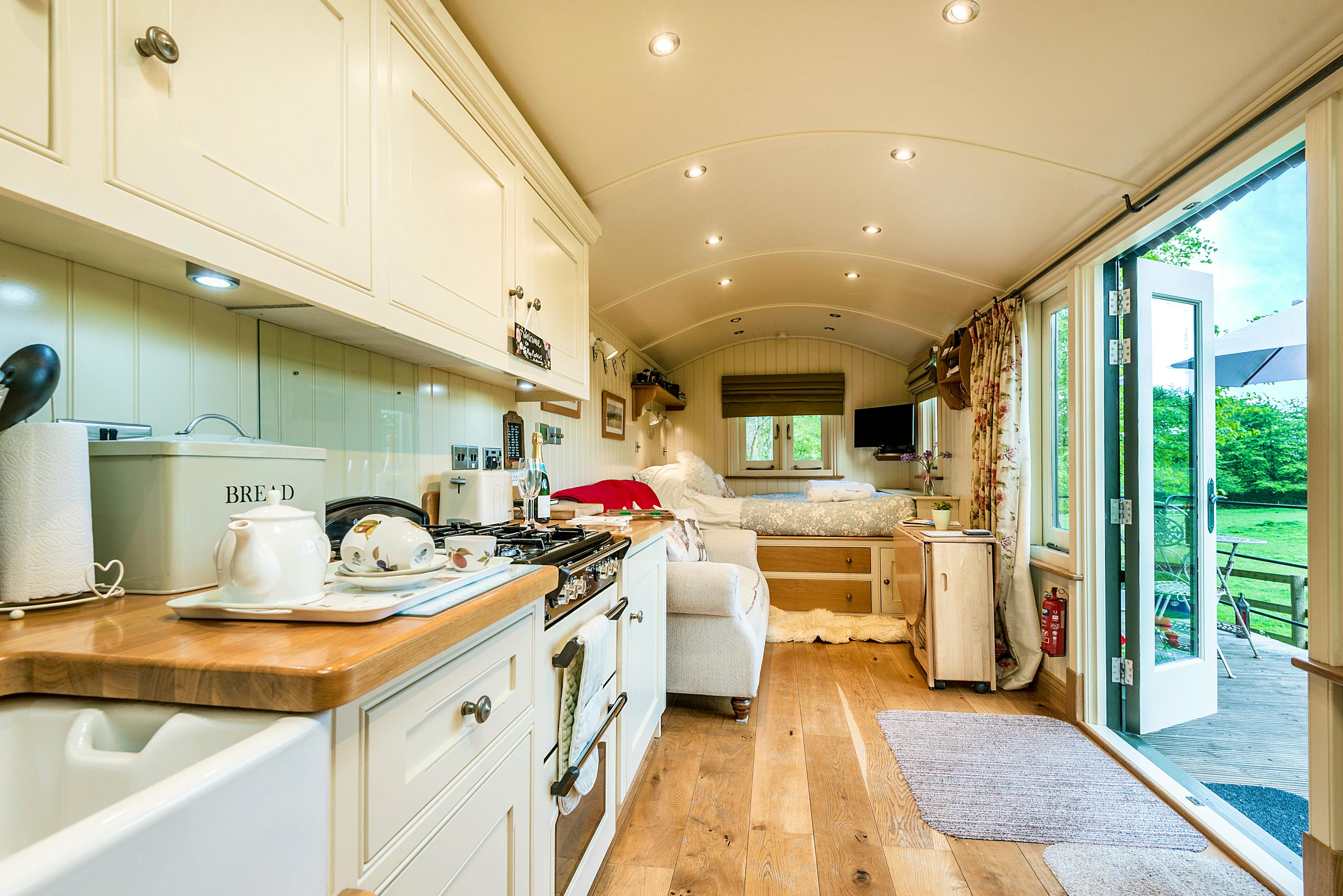 Luxury interior, underfloor heating