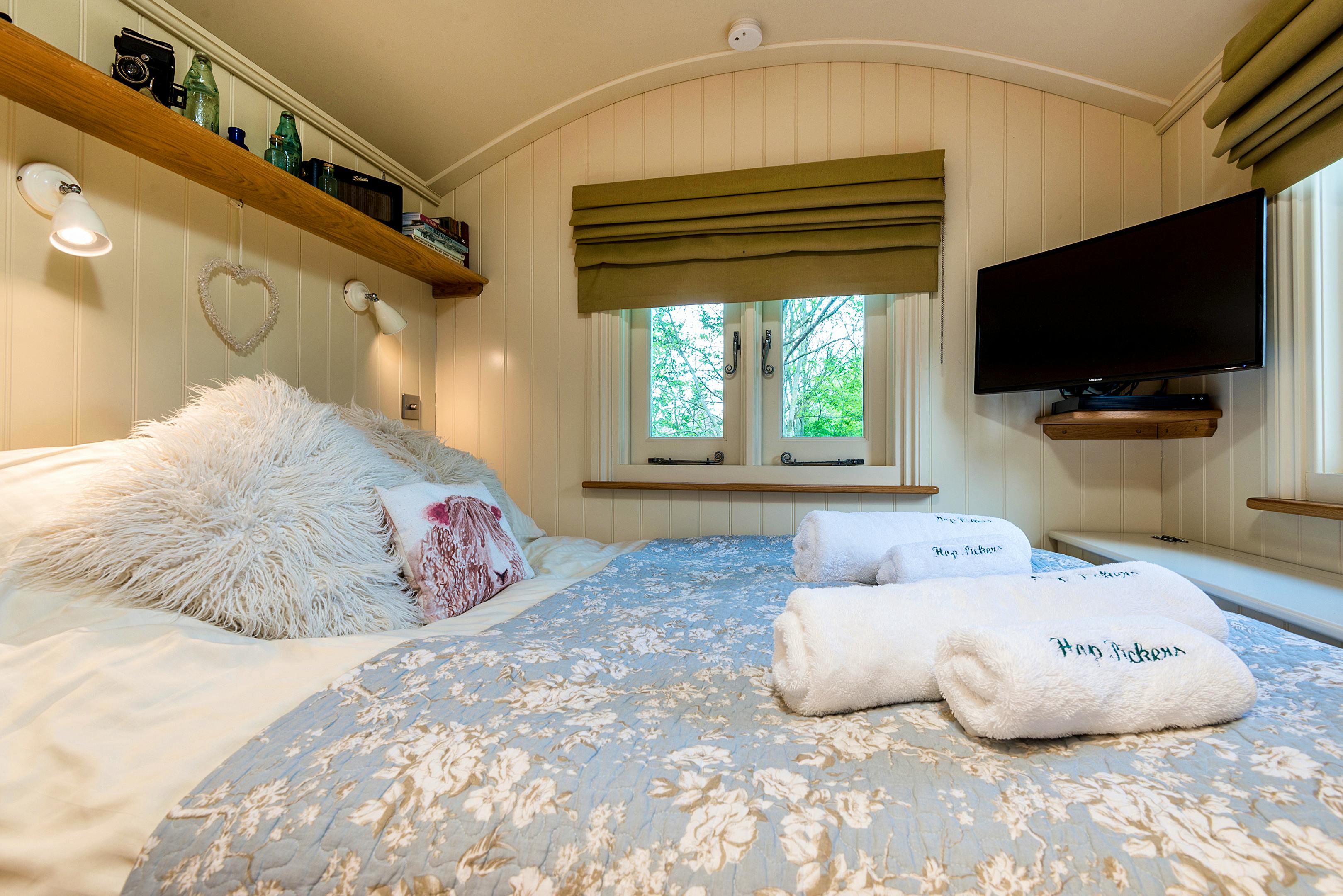 Soft linen, fluffy towels, smart TV