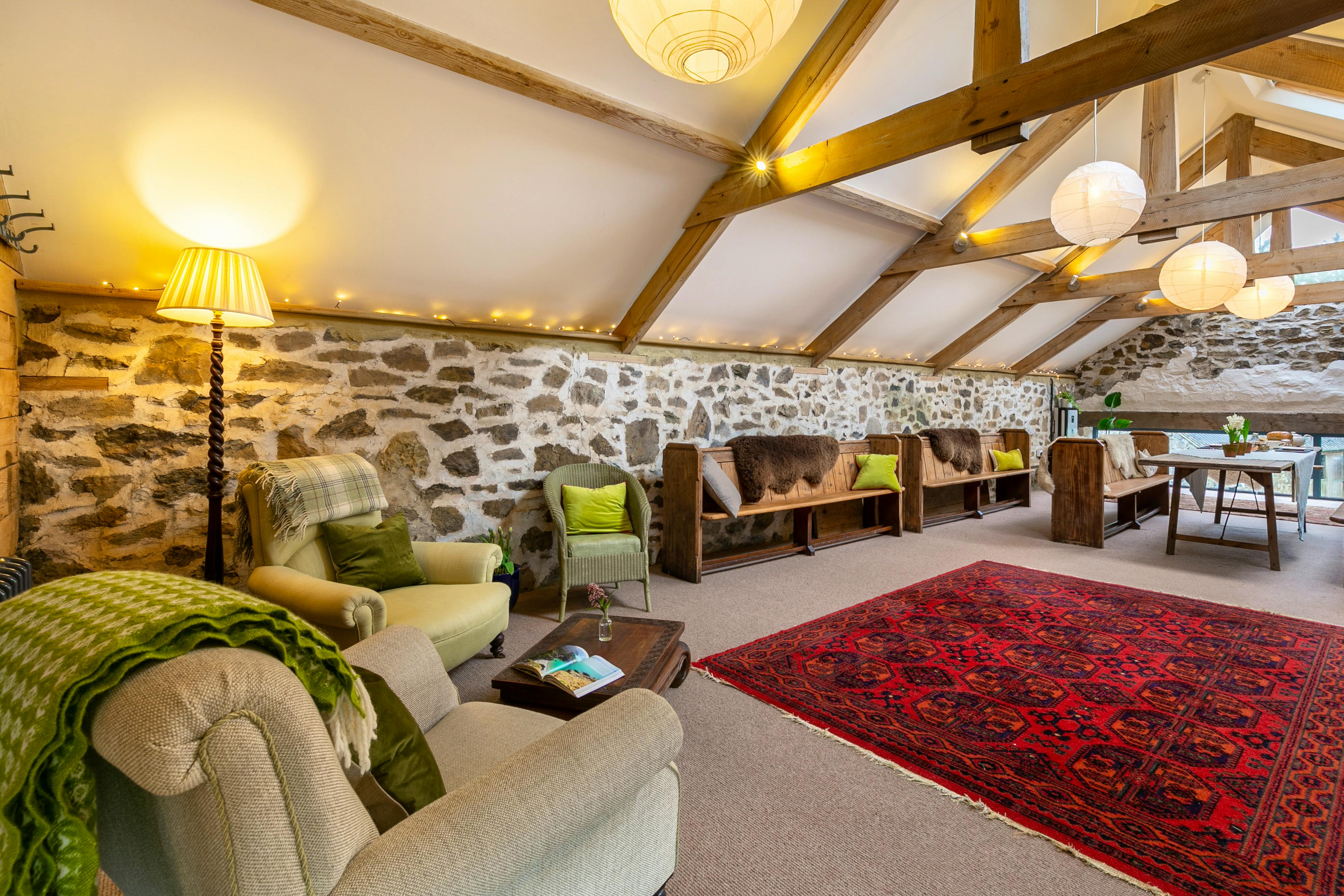 The Loft seating area 