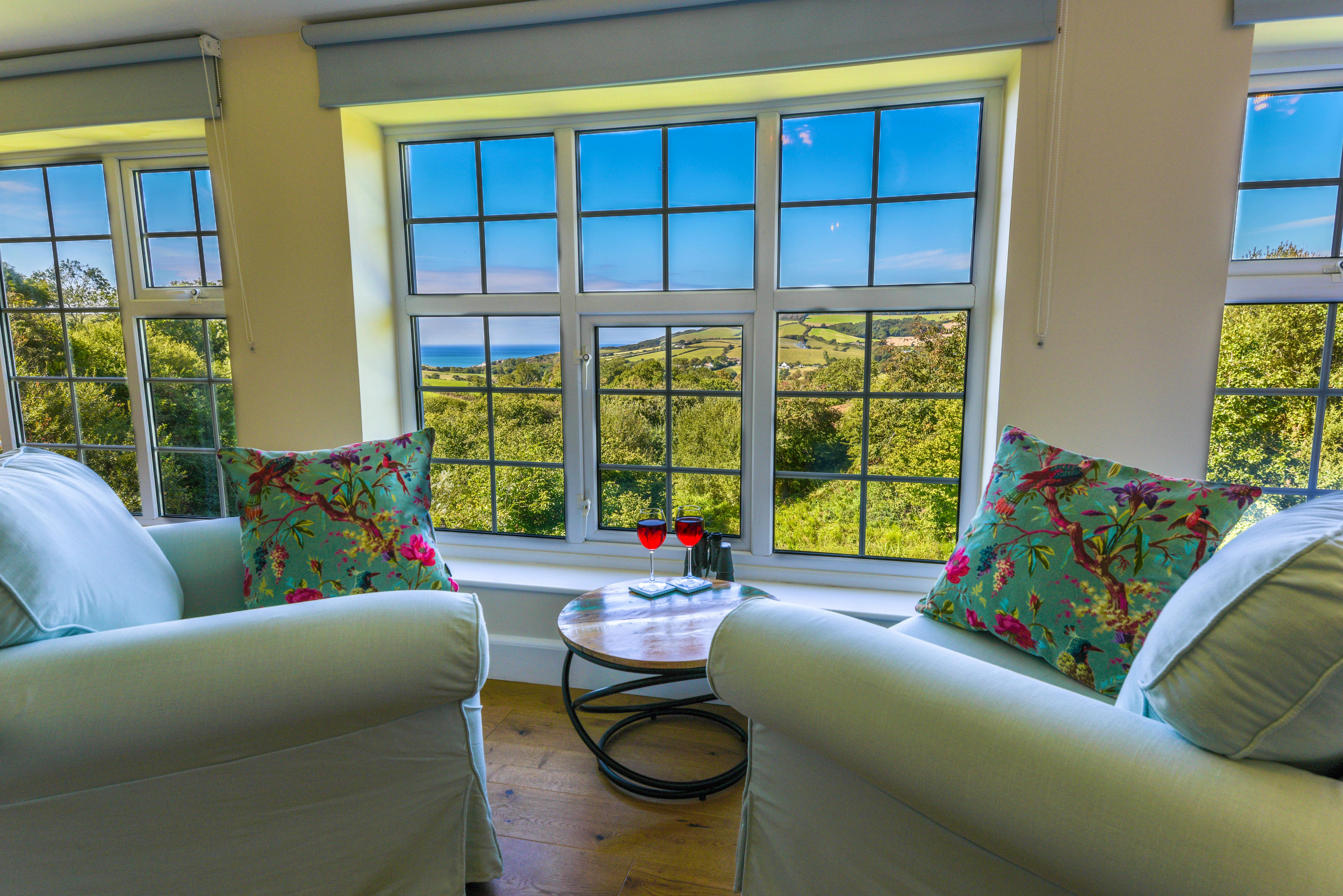 Master bedroom lounge area