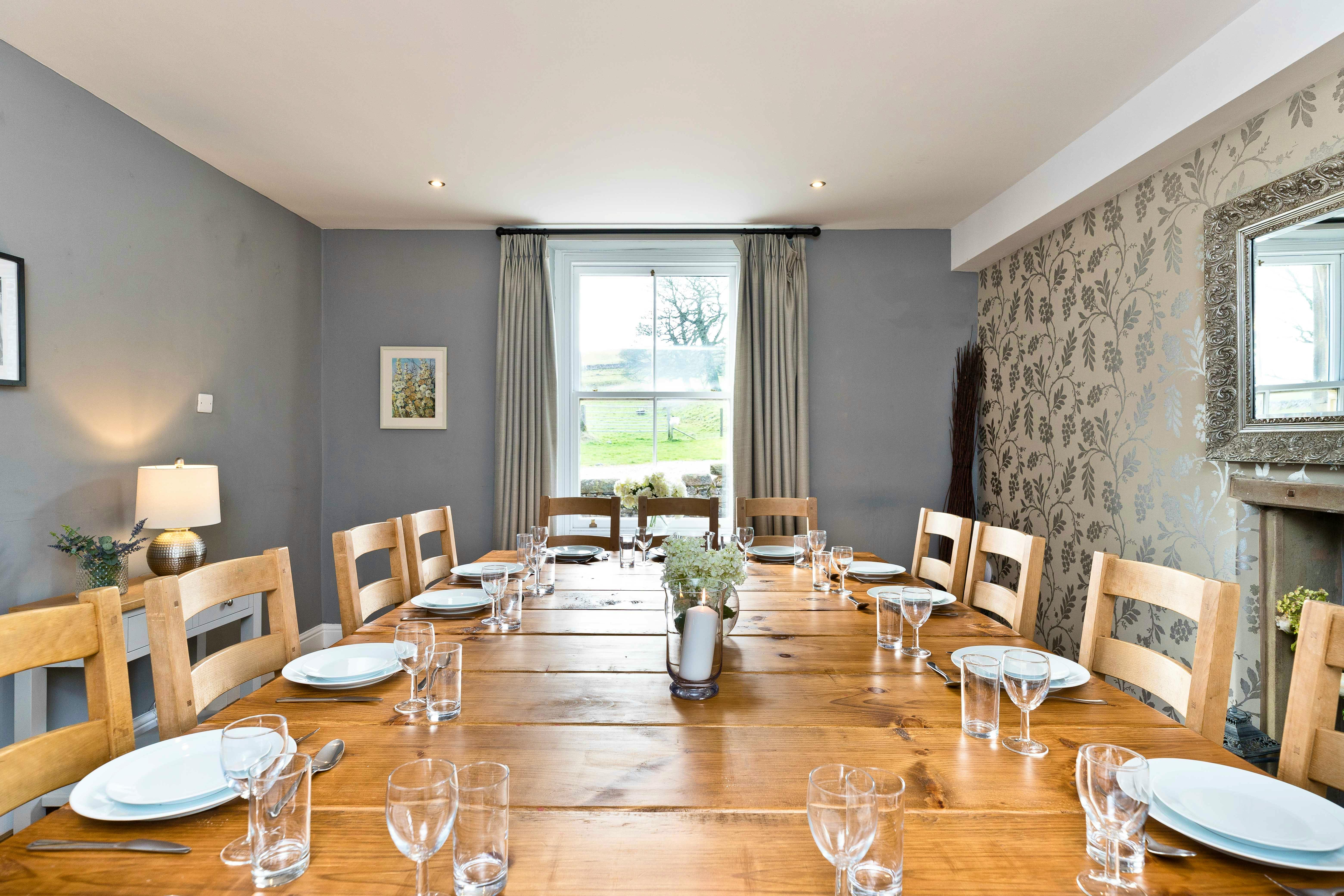Dining area in The Grange