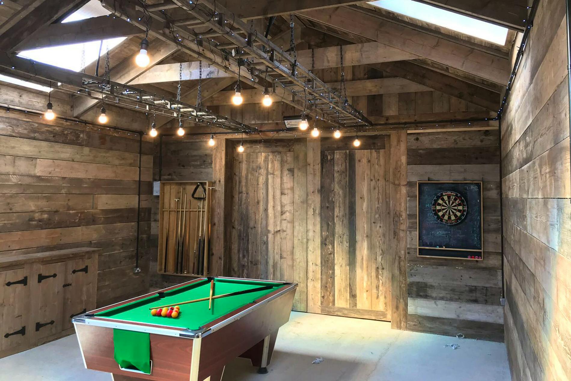 Fantastic separate Games room 