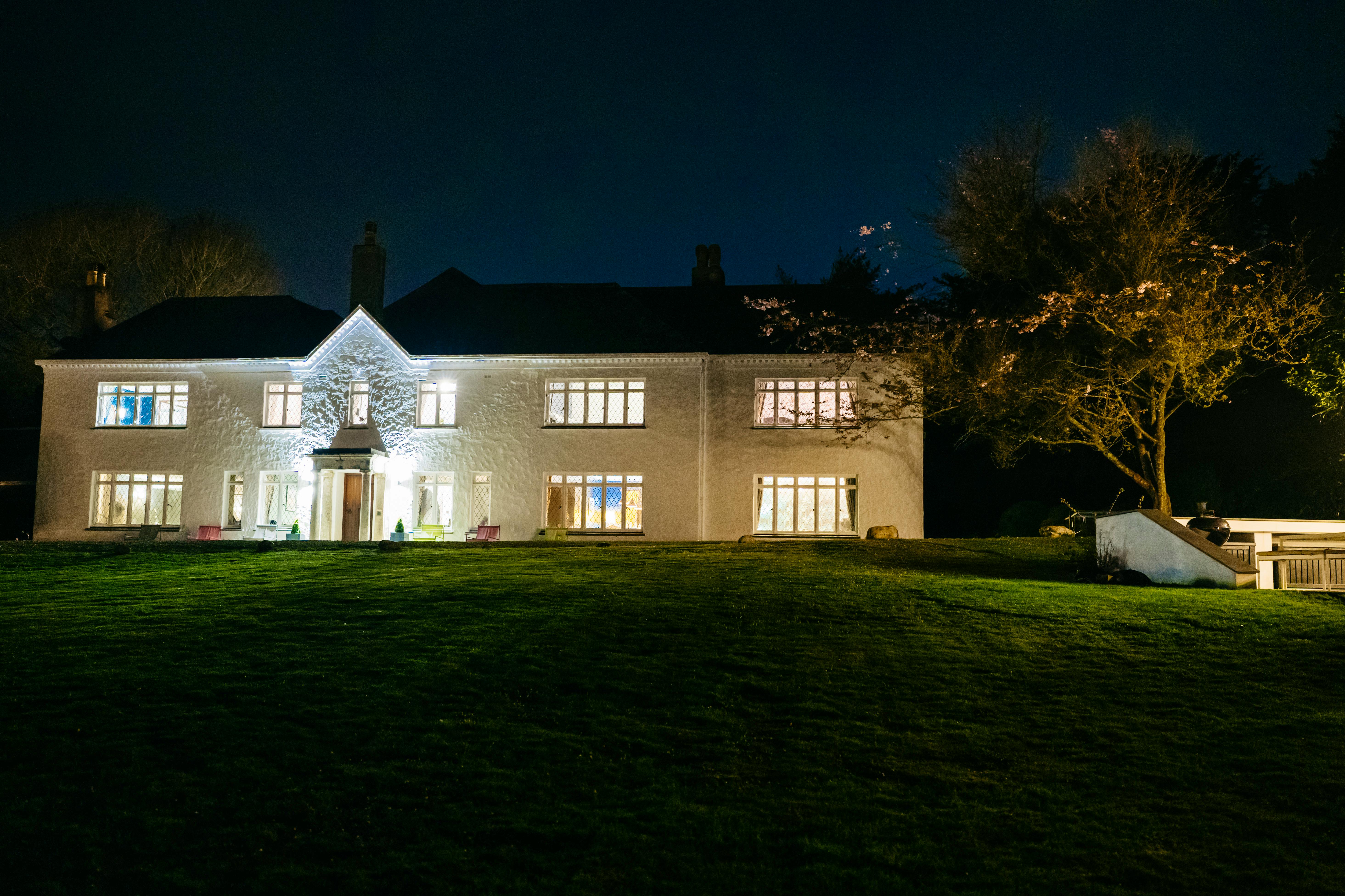 Beautiful evening setting