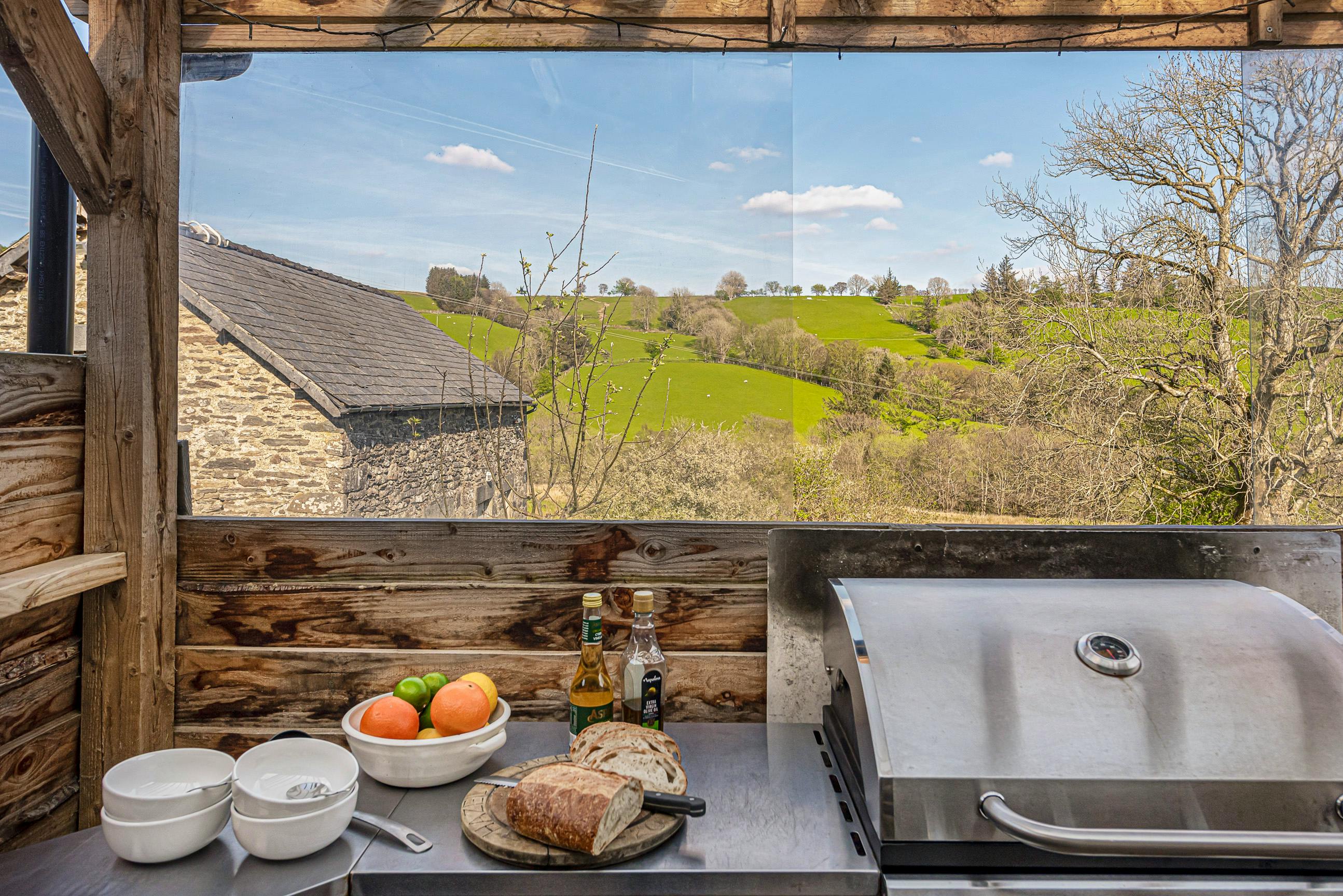 Outdoor kitchen with BBQ - Star