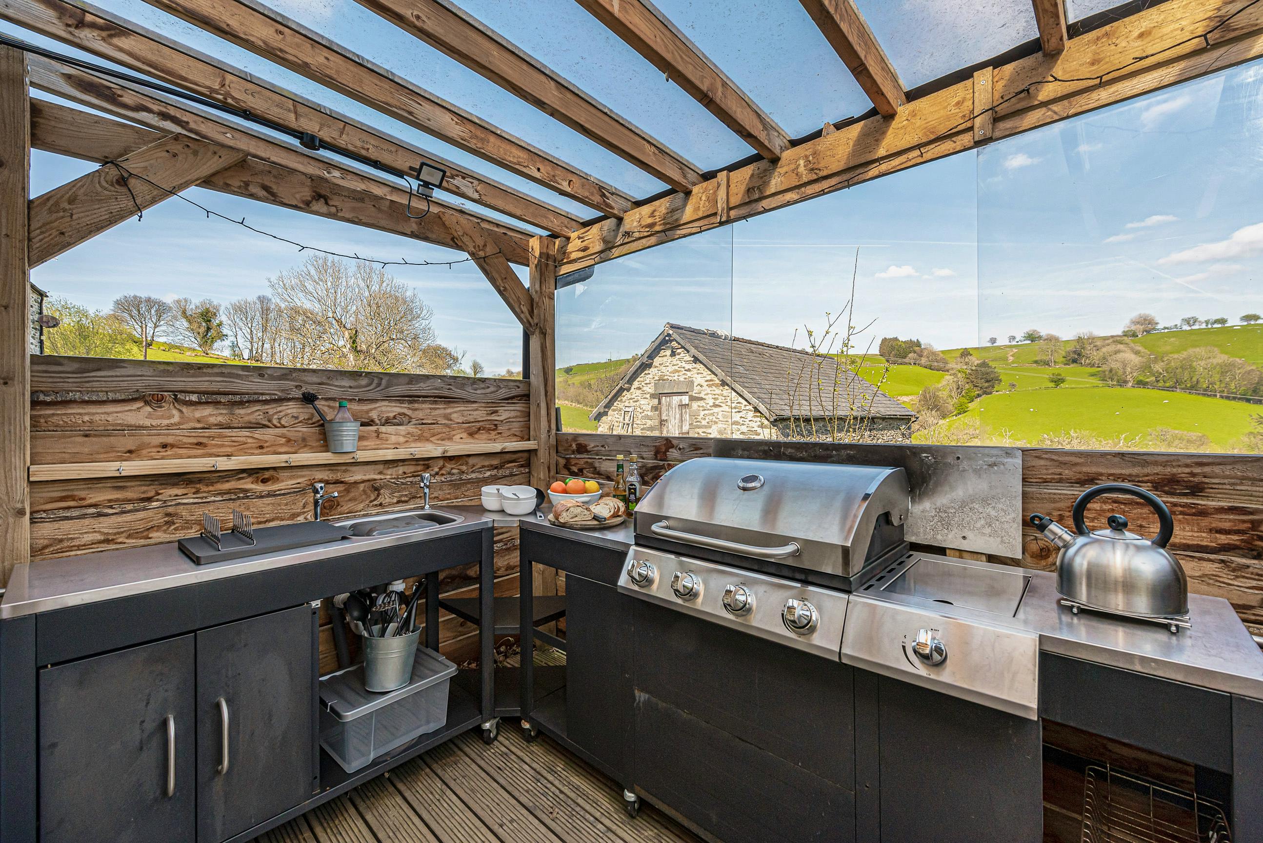 Cook with a view in the kitchen