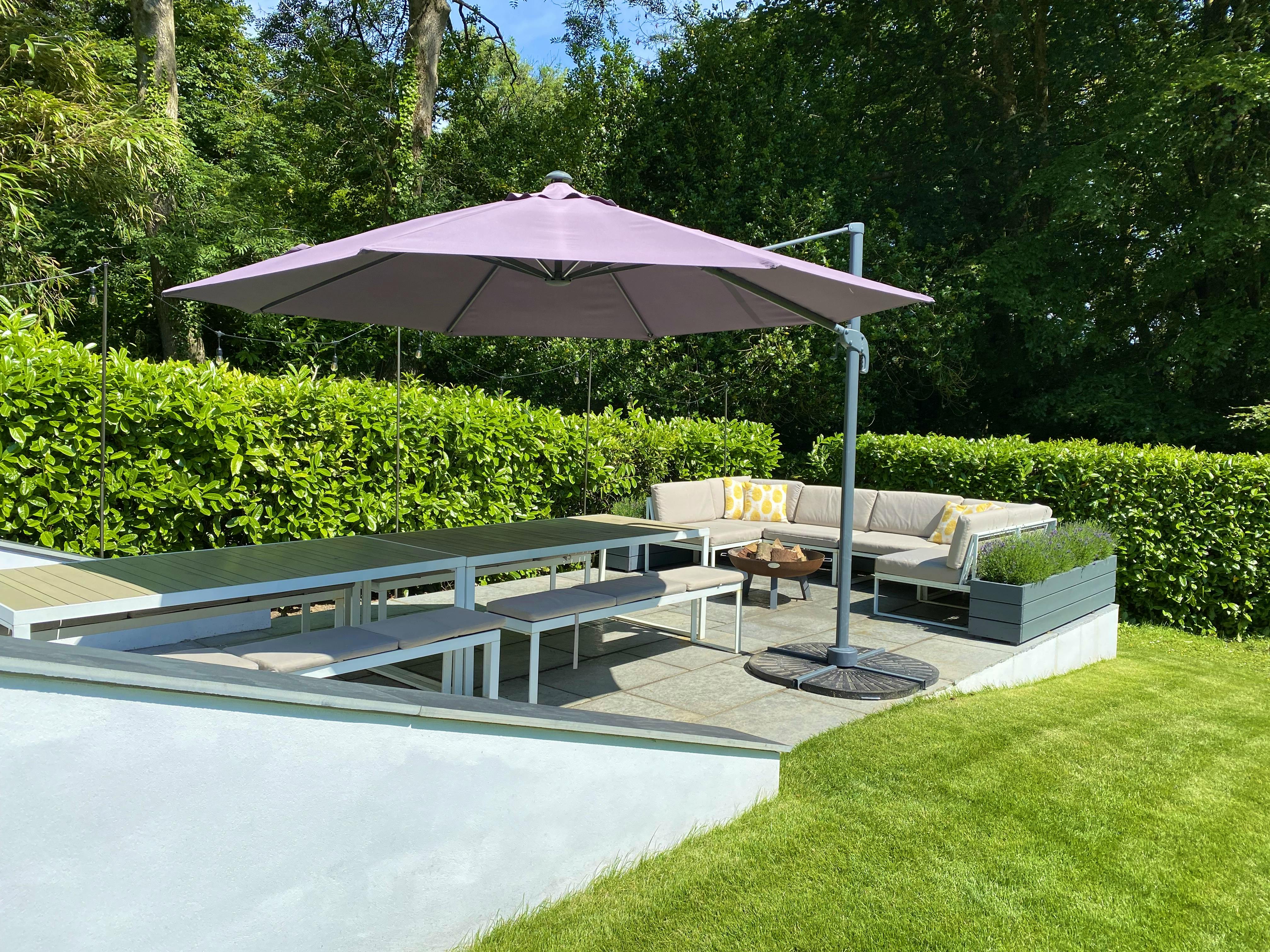 Alfresco dining area