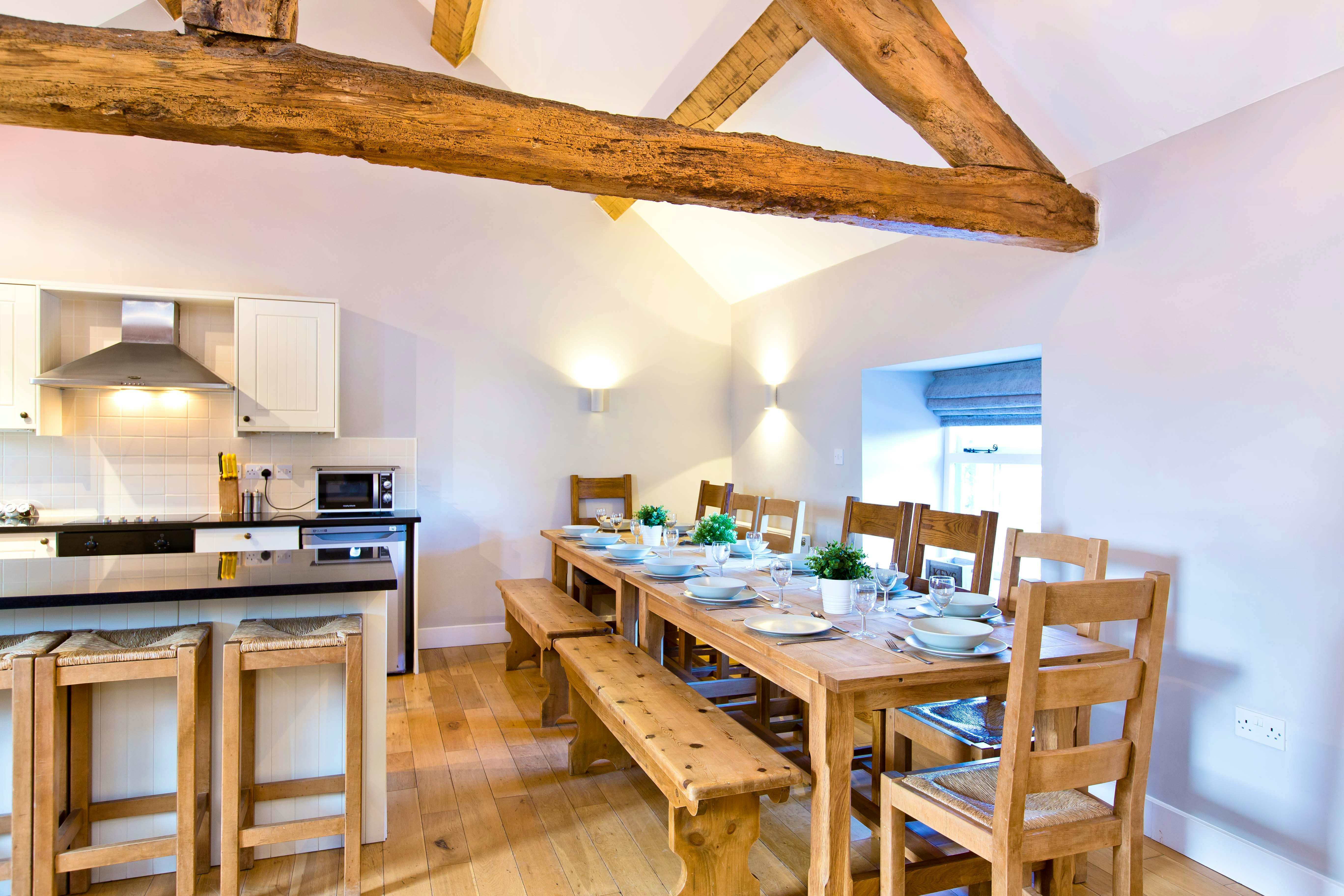 Bats Belfry Dining for 14 guests