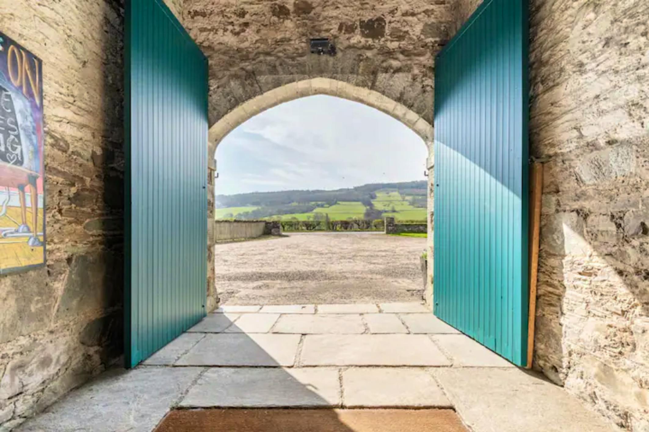 view from the front door