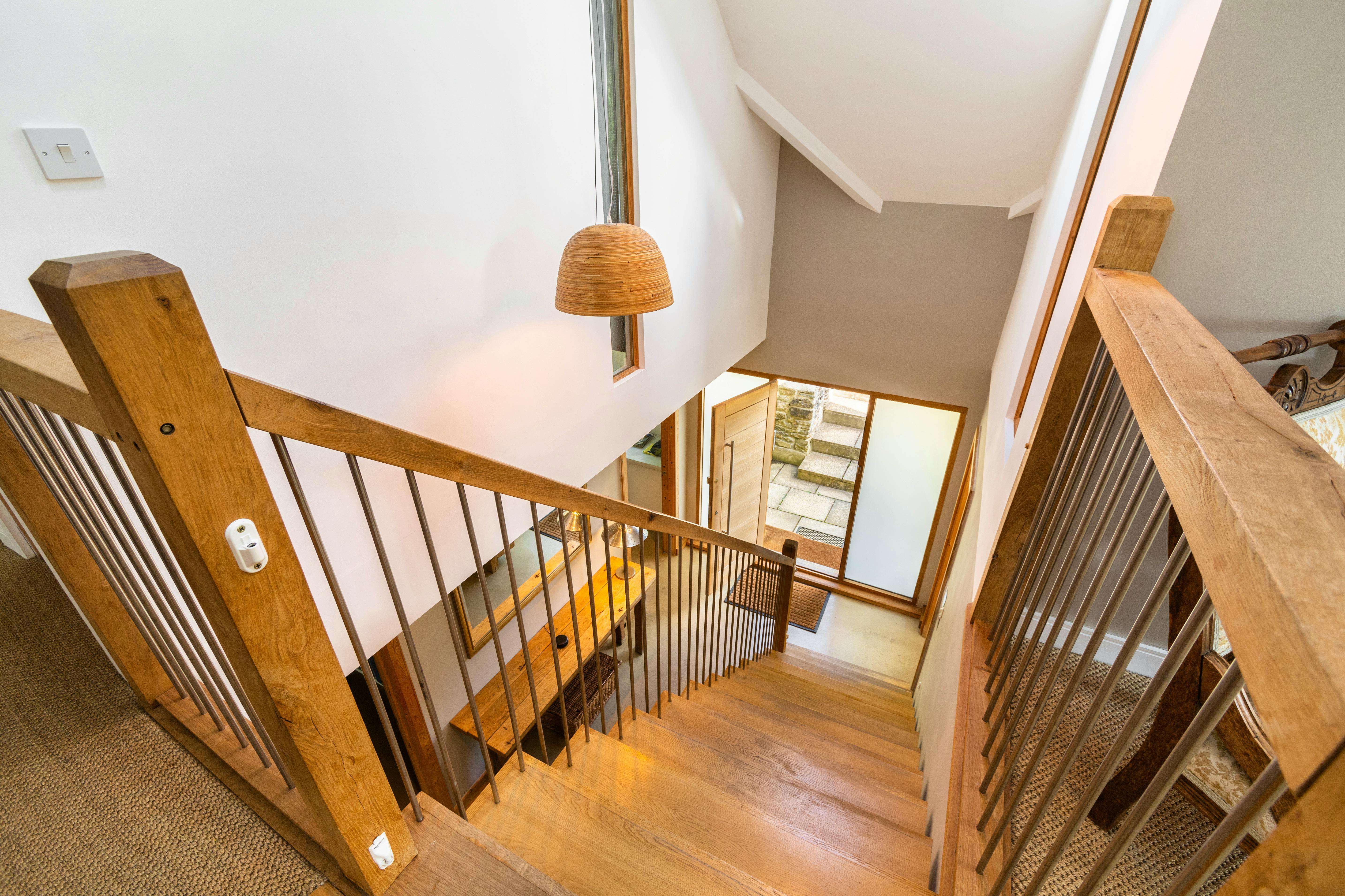 Stairway to ground floor