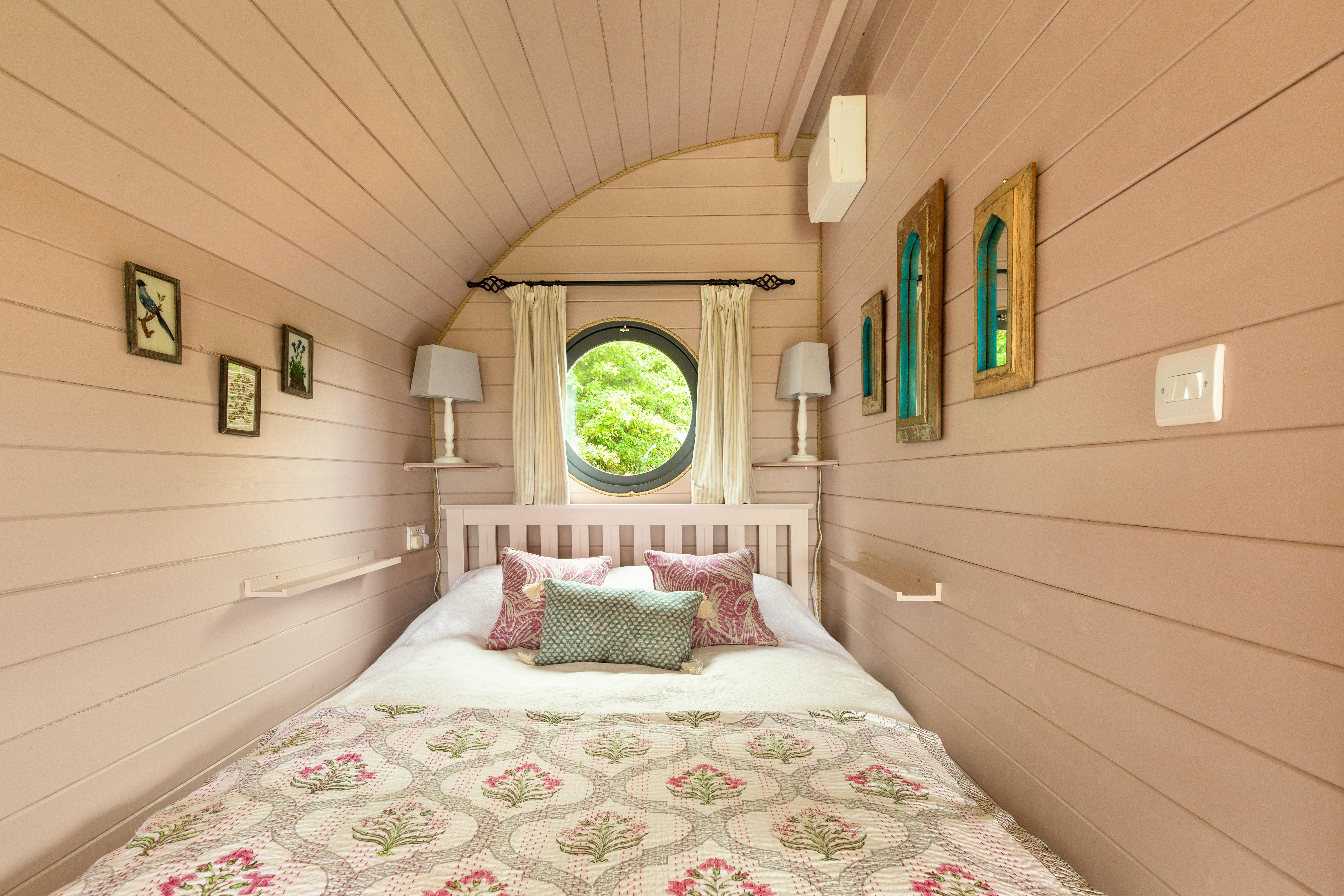 Bedroom space in The Cornflower