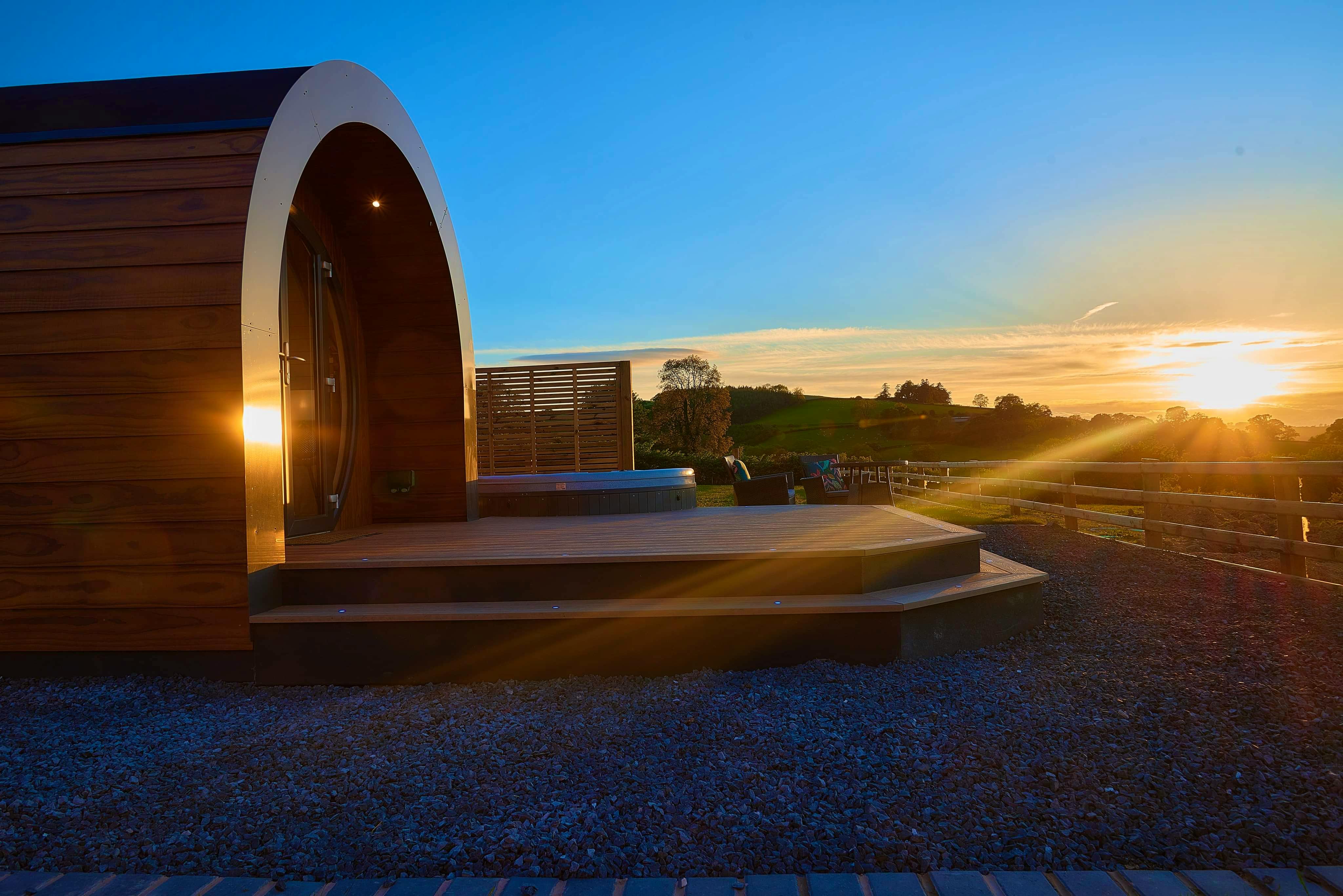 Ridgeway pod - sunset