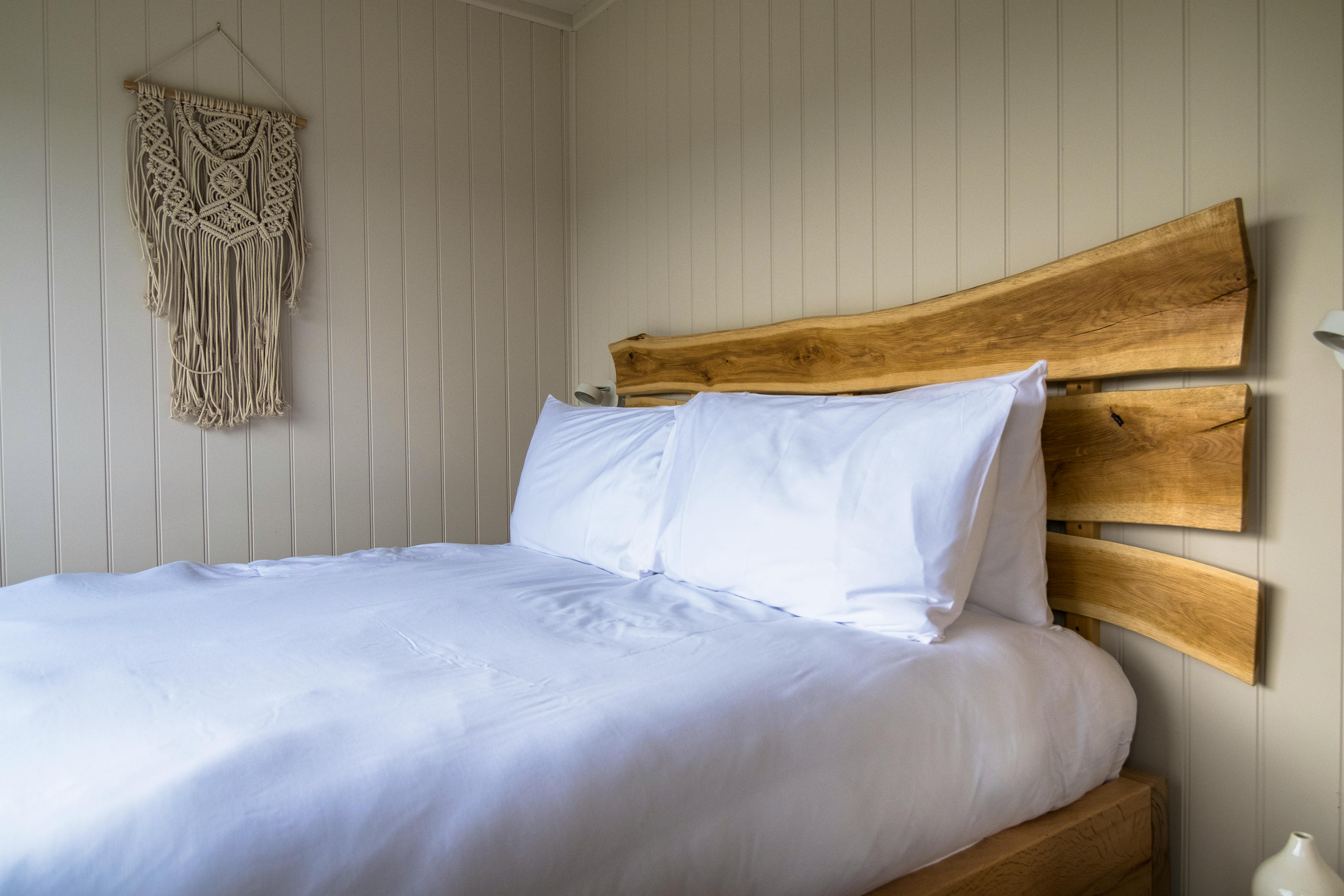 Handcrafted king size bed