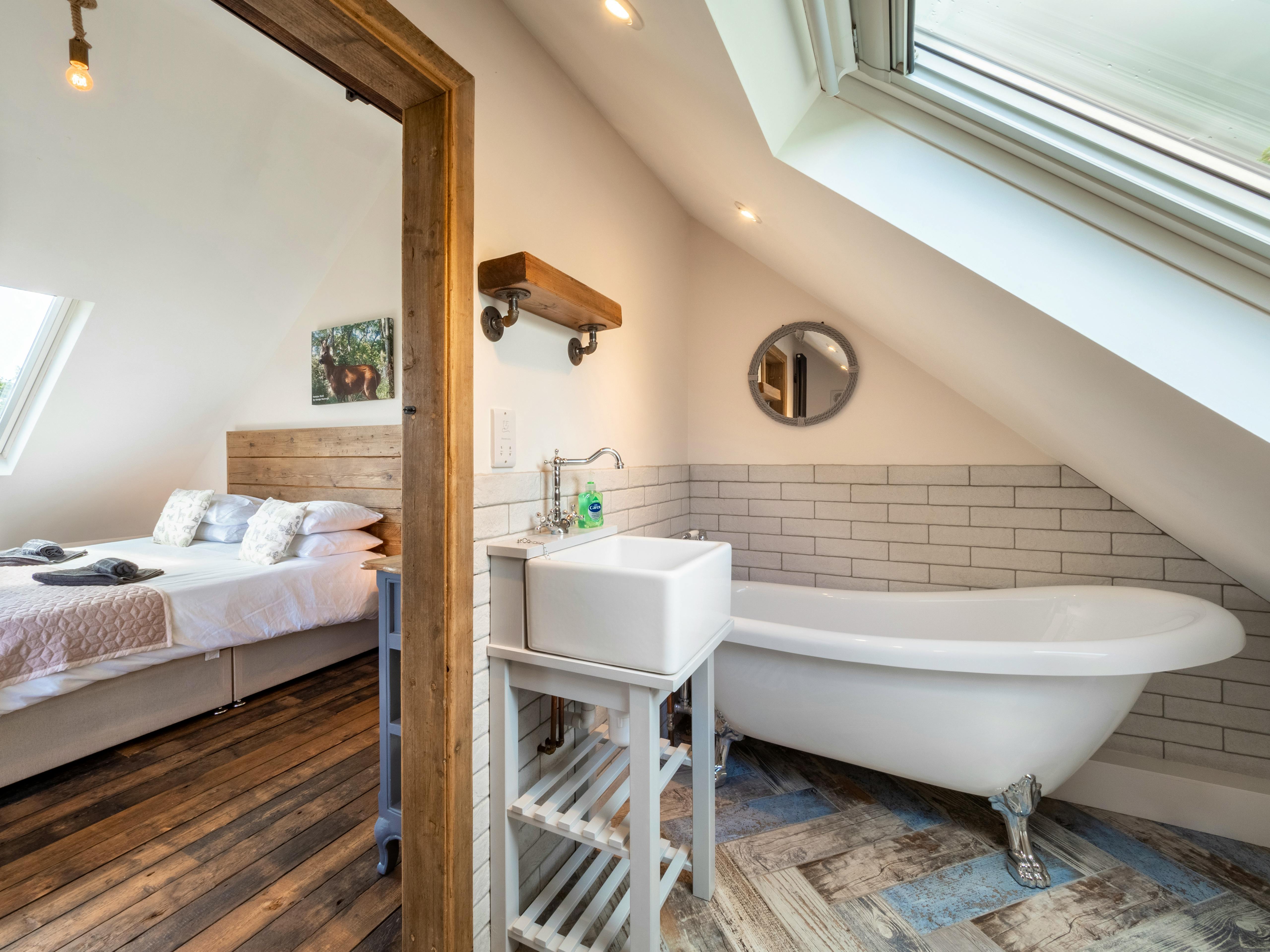 One of three bathrooms 