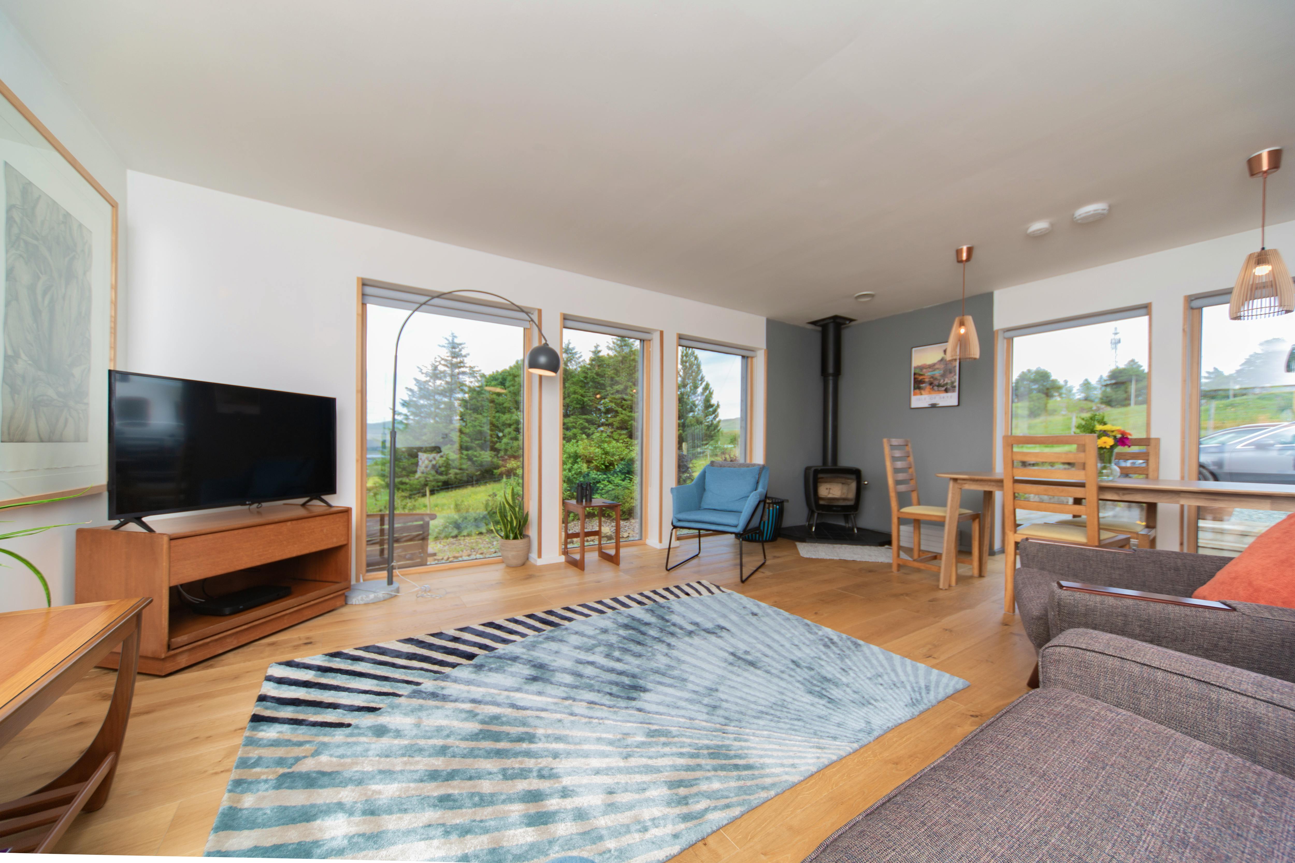 Floor to ceiling windows 