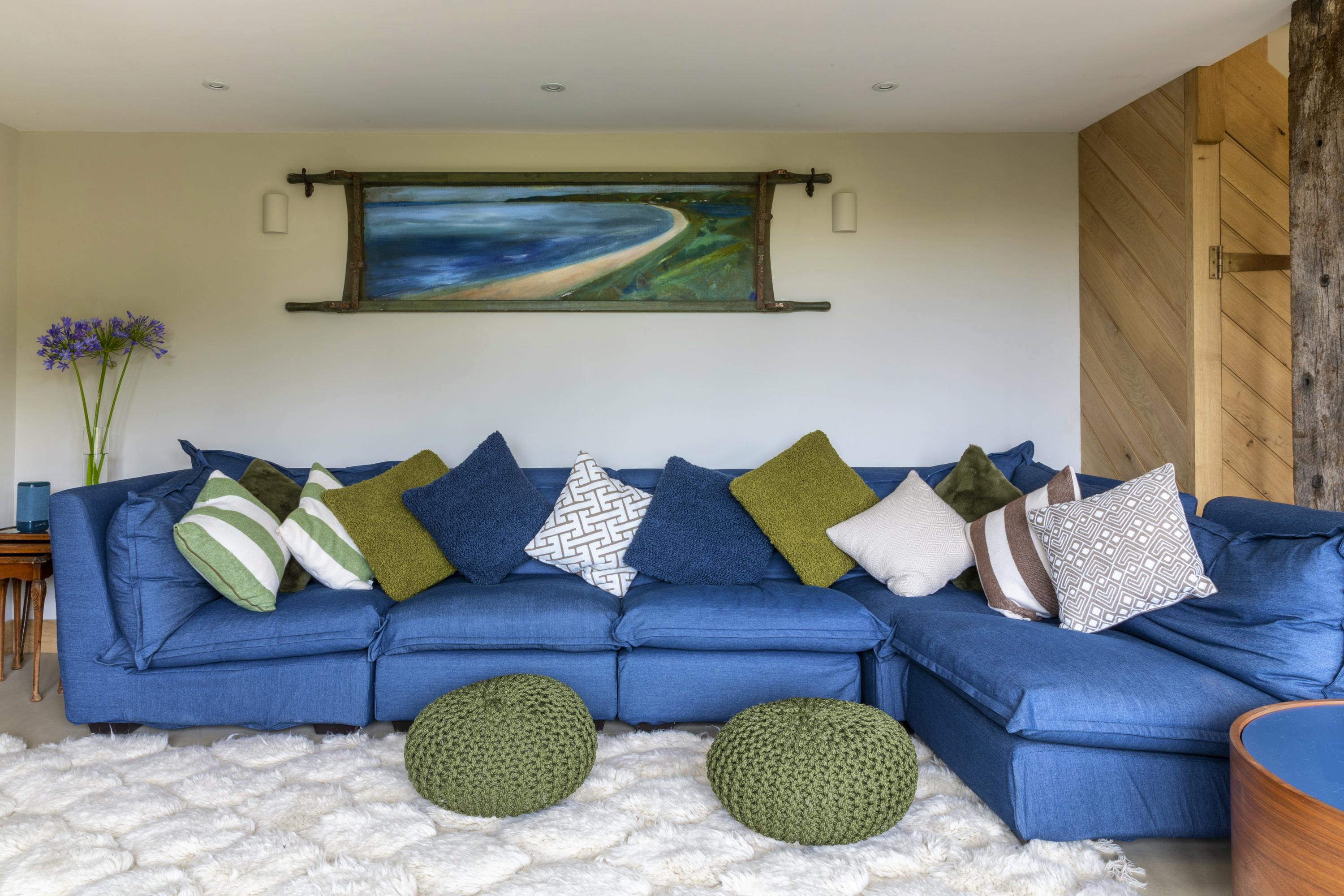 Sitting room in Fledgling Barn