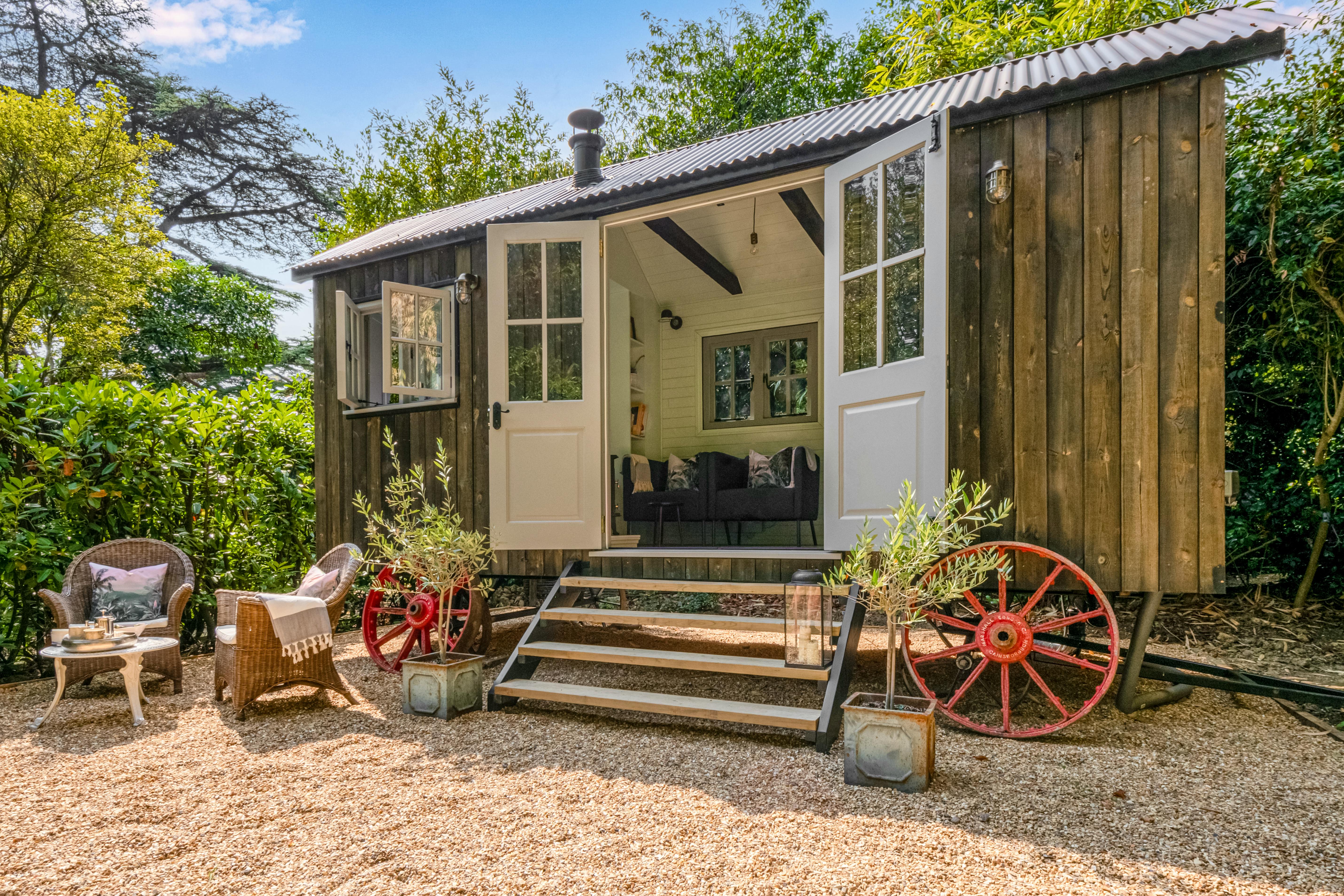 Private enclosed garden